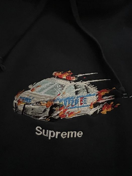 Supreme best sale nypd hoodie