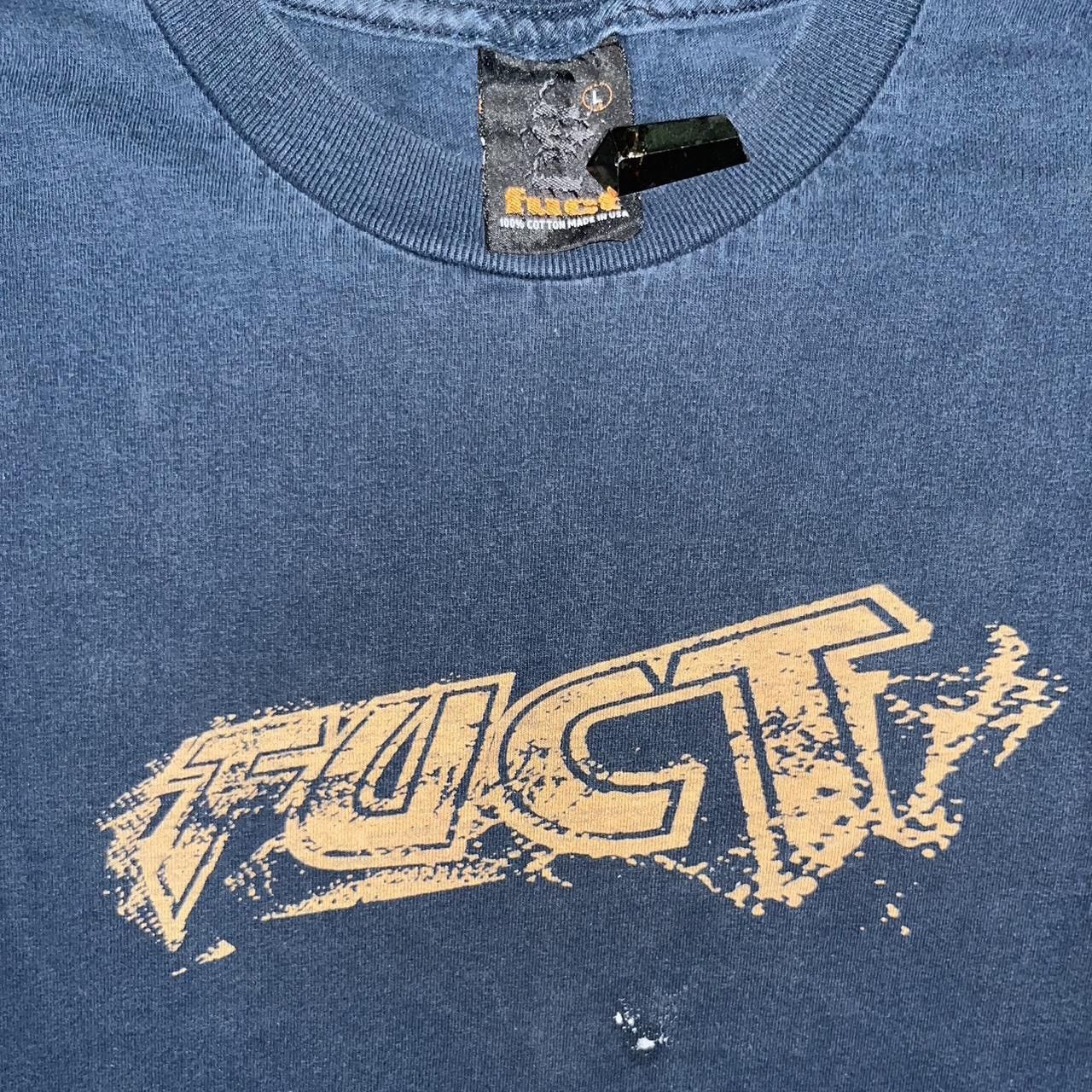 FUCT Vintage Y2K FUCT Skateboards Cyber Logo T-Shirt Size US L / EU 52-54 / 3 - 3 Thumbnail
