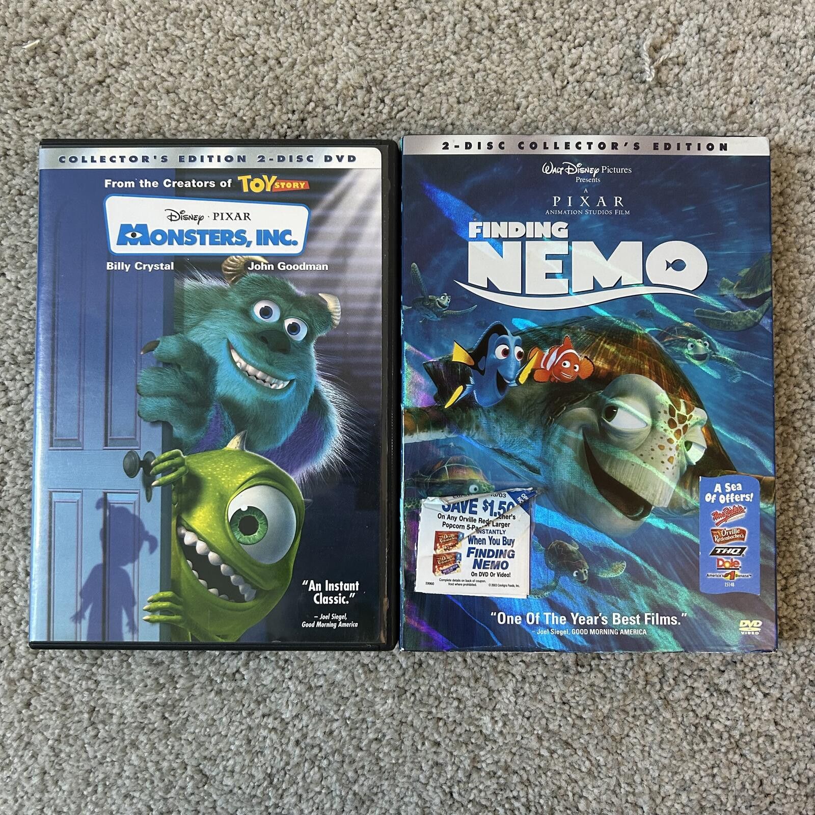 Other Monsters, Inc. & Finding Nemo 2-Disc Collector's Edition DVD Size ONE SIZE - 1 Thumbnail