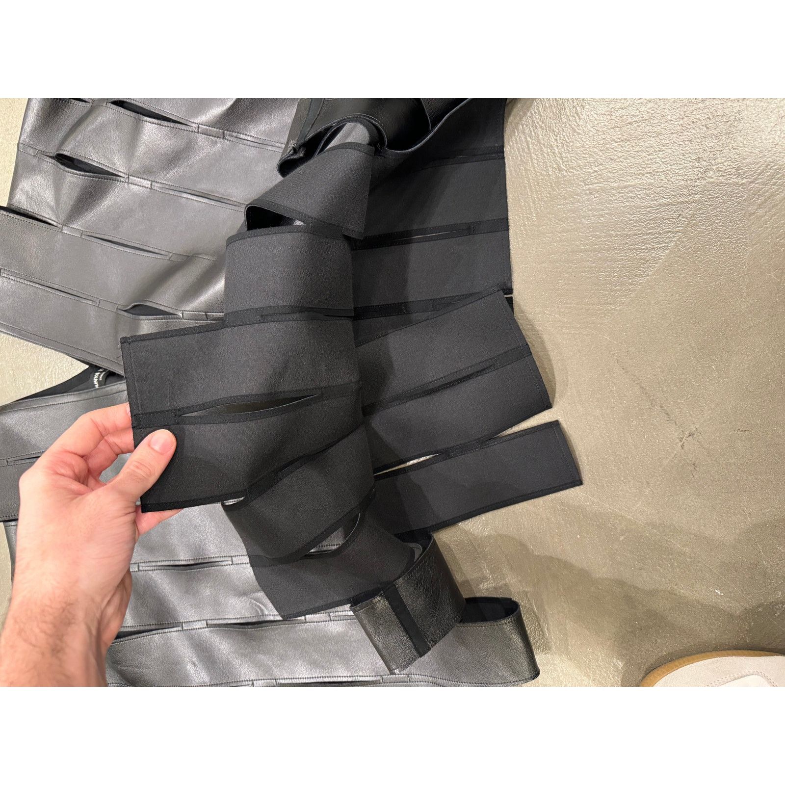 Junya Watanabe A/W 2015 Junya Watanabe 1/3 sample leather top Size ONE SIZE - 8 Thumbnail