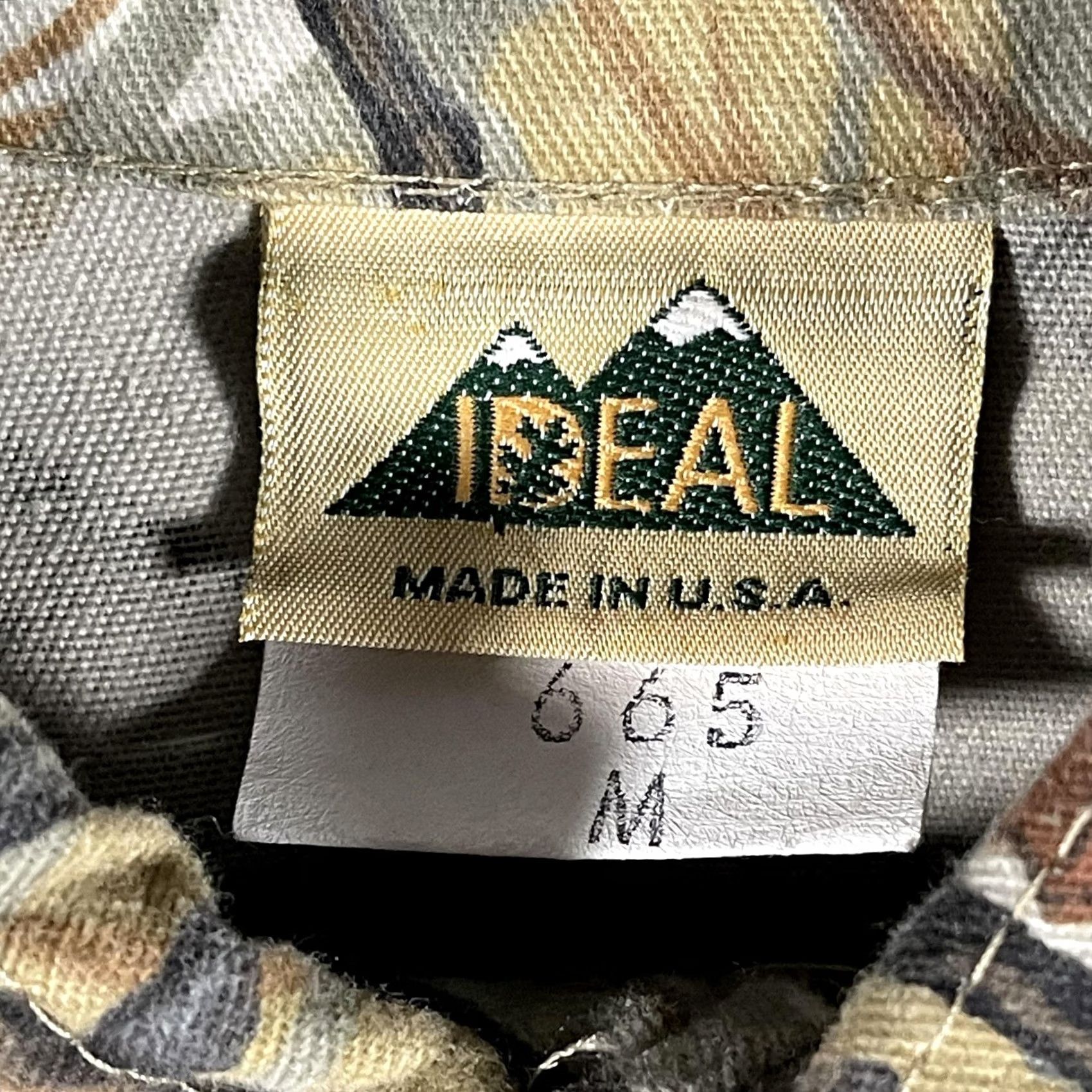 IDEA VINTAGE Ideal Hunting Shirt Mens Medium Camouflage Long Sleeve Button Up USA Size US M / EU 48-50 / 2 - 4 Thumbnail