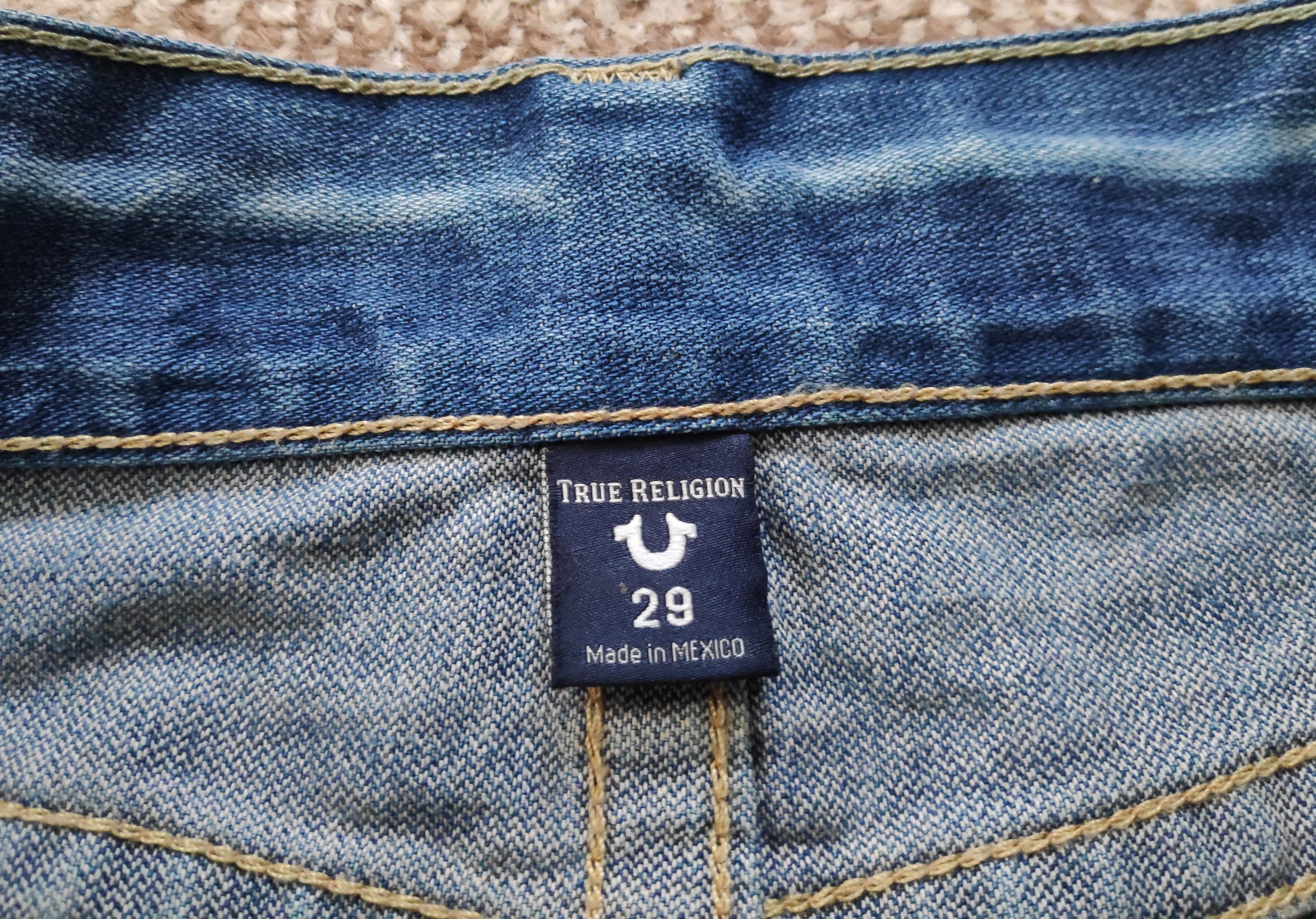 True Religion True Religion Relaxed Slim Geno Distressed Denim Jeans Size US 29 - 12 Thumbnail