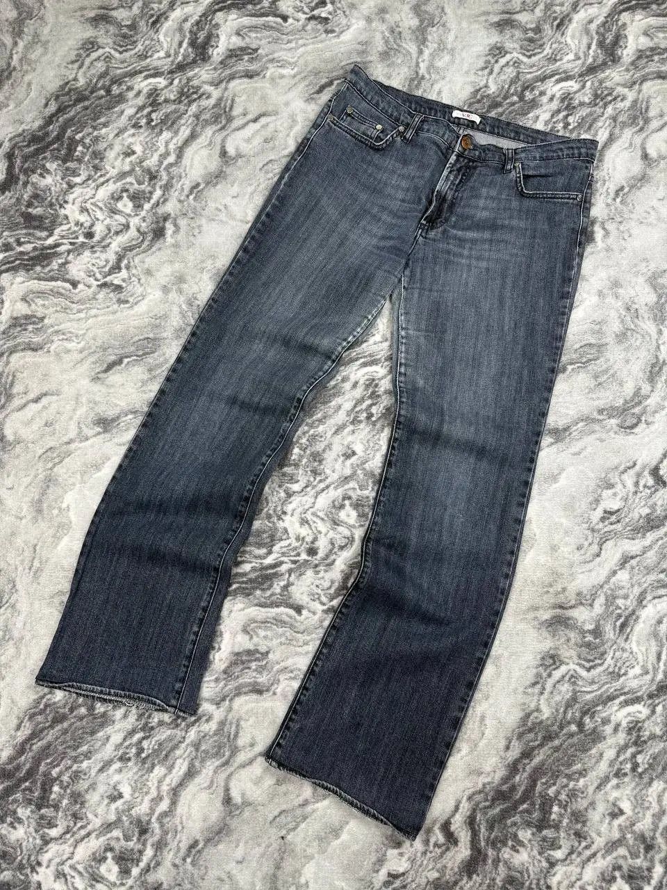 Versace Vintage Versace Jeans Denim Big Logo Rhinestones Size US 33 - 4 Thumbnail