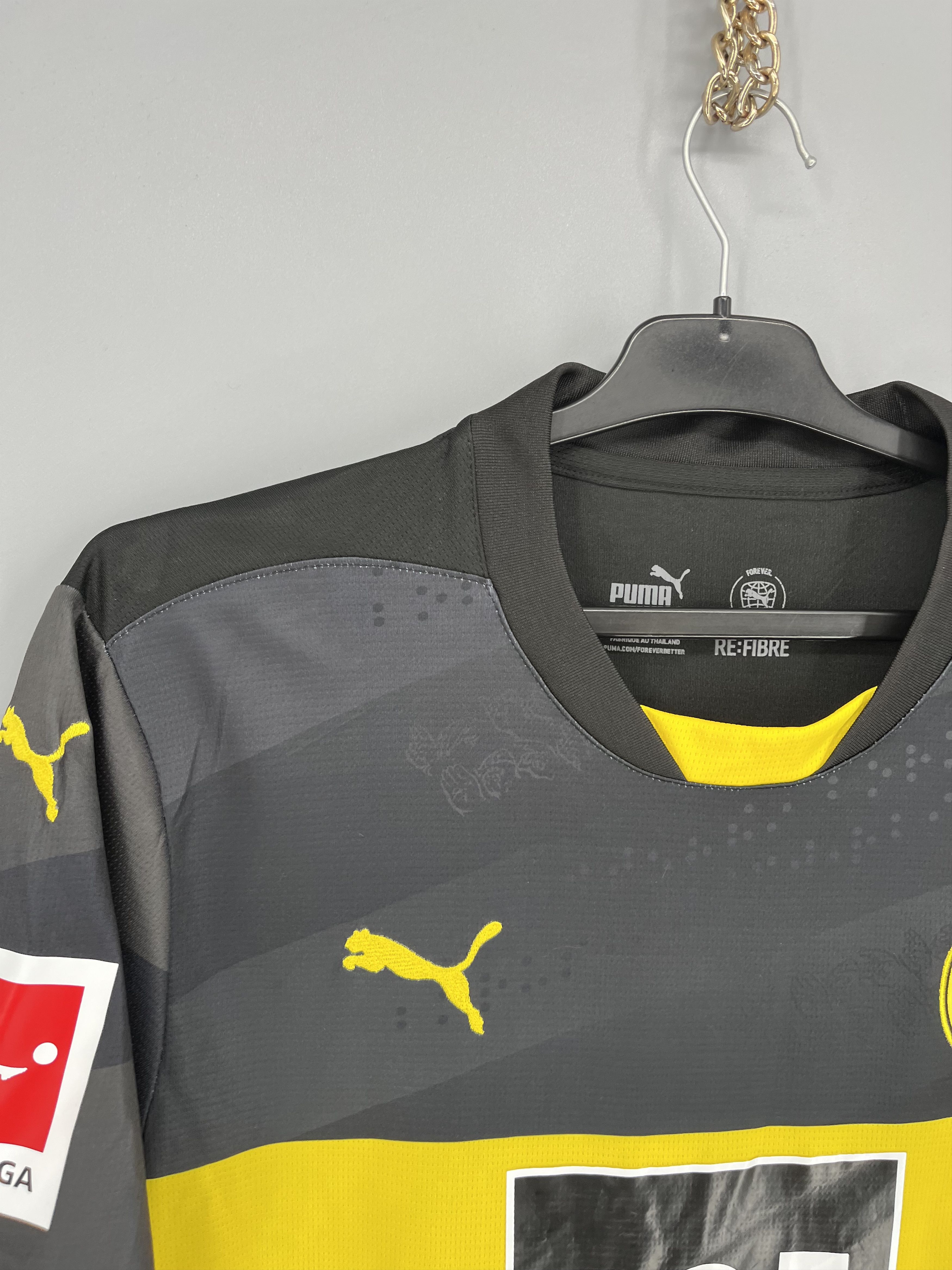 Puma Borussia Dortmund BVB Puma DryCell Away Soccer Jersey Shirt Size US XL / EU 56 / 4 - 7 Thumbnail