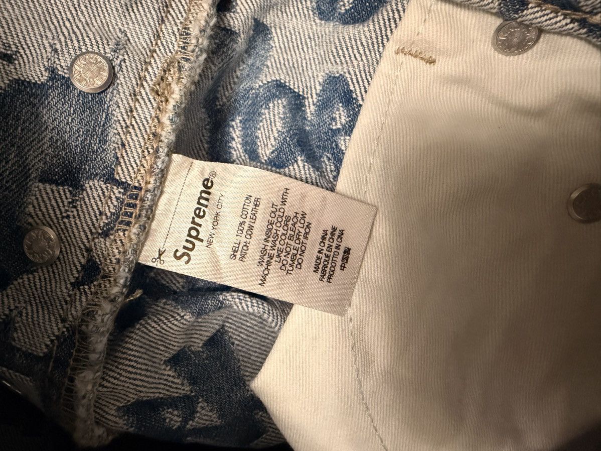 Supreme Supreme fat tip jacquard denim pants Size US 30 / EU 46 - 4 Thumbnail