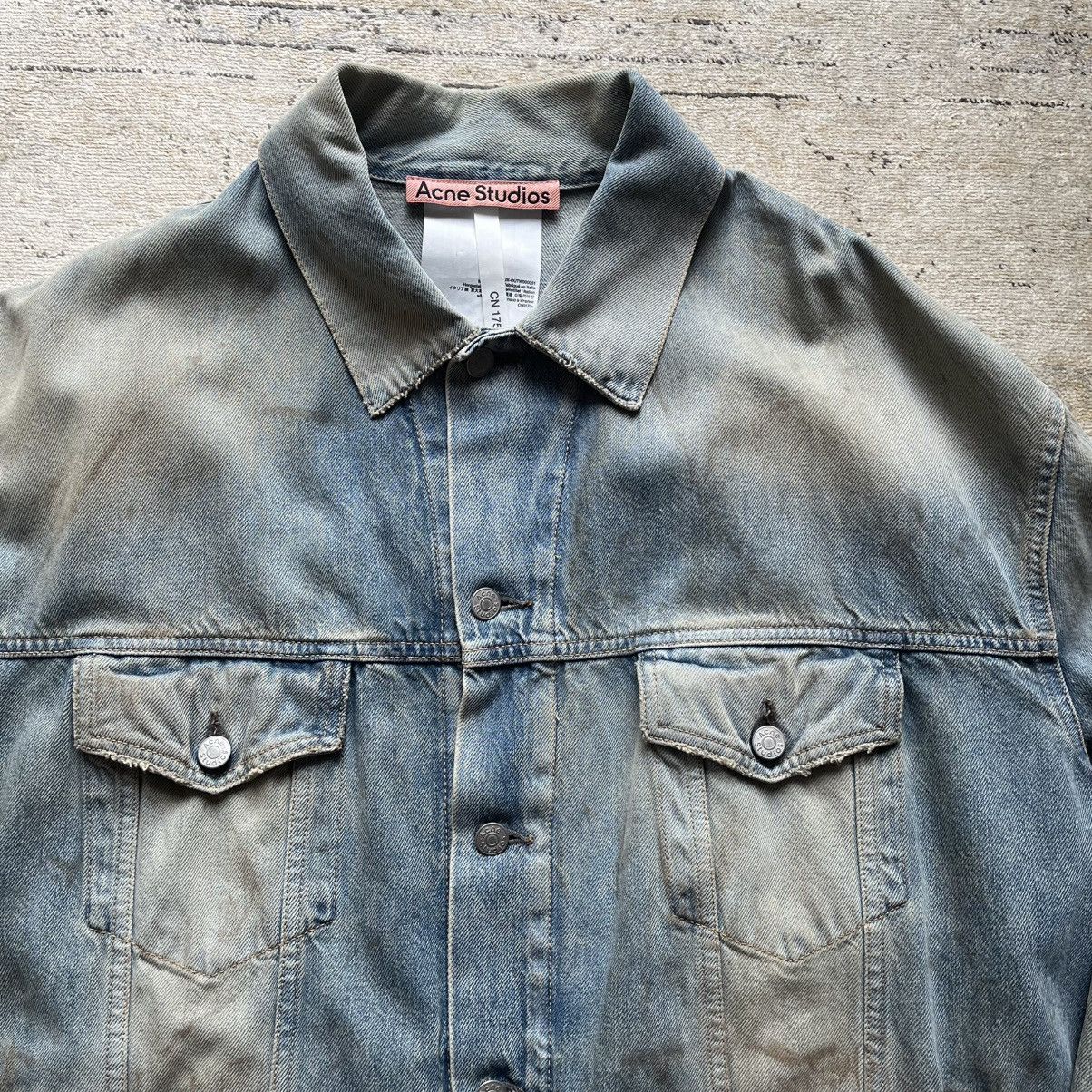 Acne Studios Acne Studios Dirty Wash Oversize Denim Jacket Size US M / EU 48-50 / 2 - 2 Thumbnail