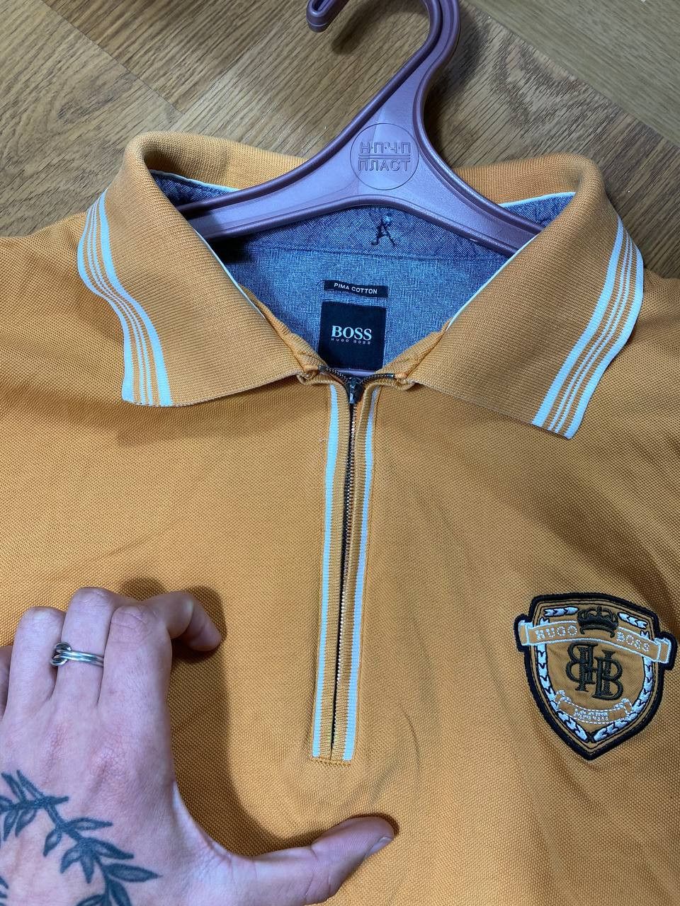 Hugo Boss × Vintage Hugo Boss HUGO Mens Dulivio T-Shirt Size US XXL / EU 58 / 5 - 12 Thumbnail
