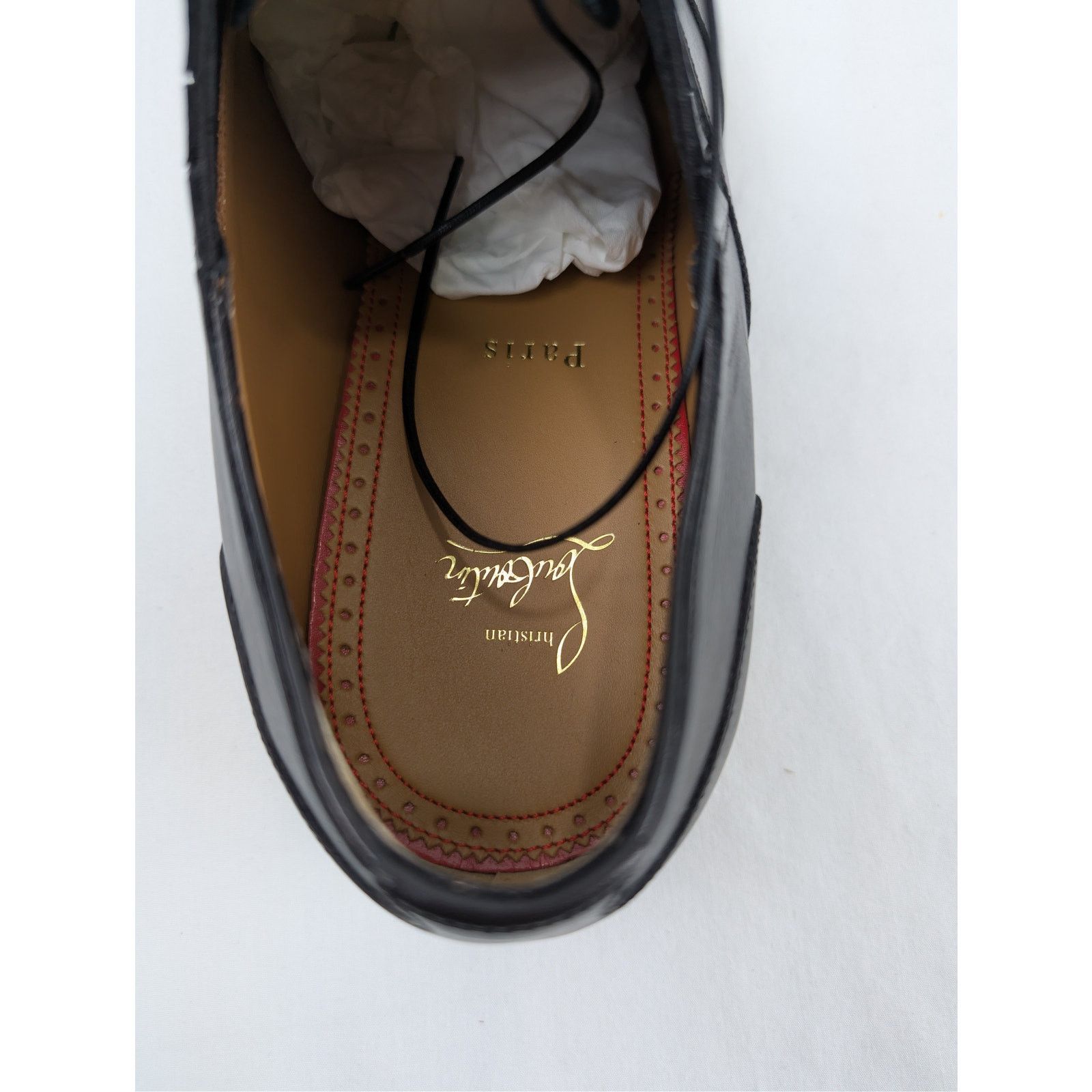 Christian Louboutin o1rshd1 My Amor W Flat Shoe Boots in Black Size US 10 / EU 43 - 18 Thumbnail