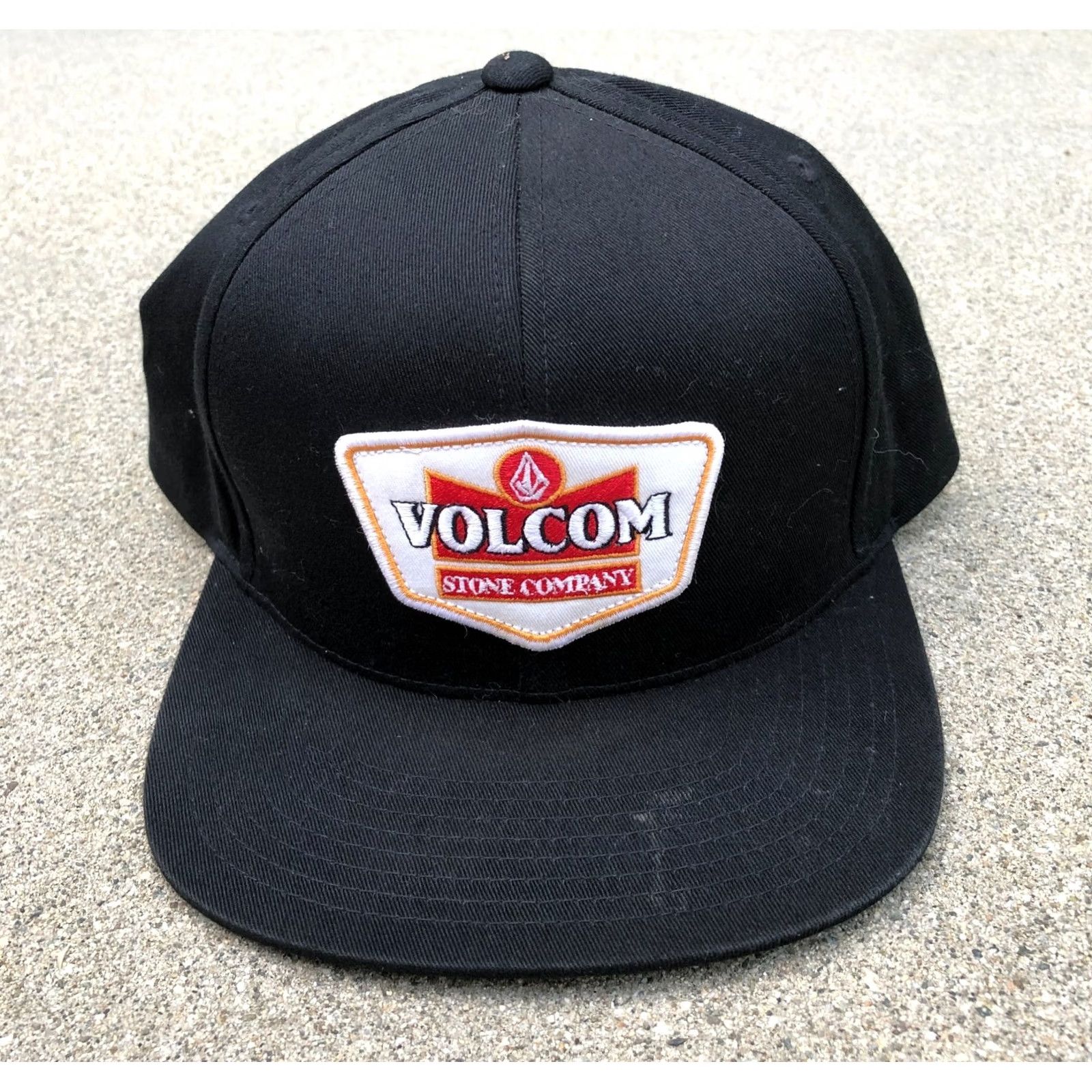 New Era VOLCOM STONE COMPANY Snapback Hat Men's One Size Adjustable Cap Black Size ONE SIZE - 7 Thumbnail