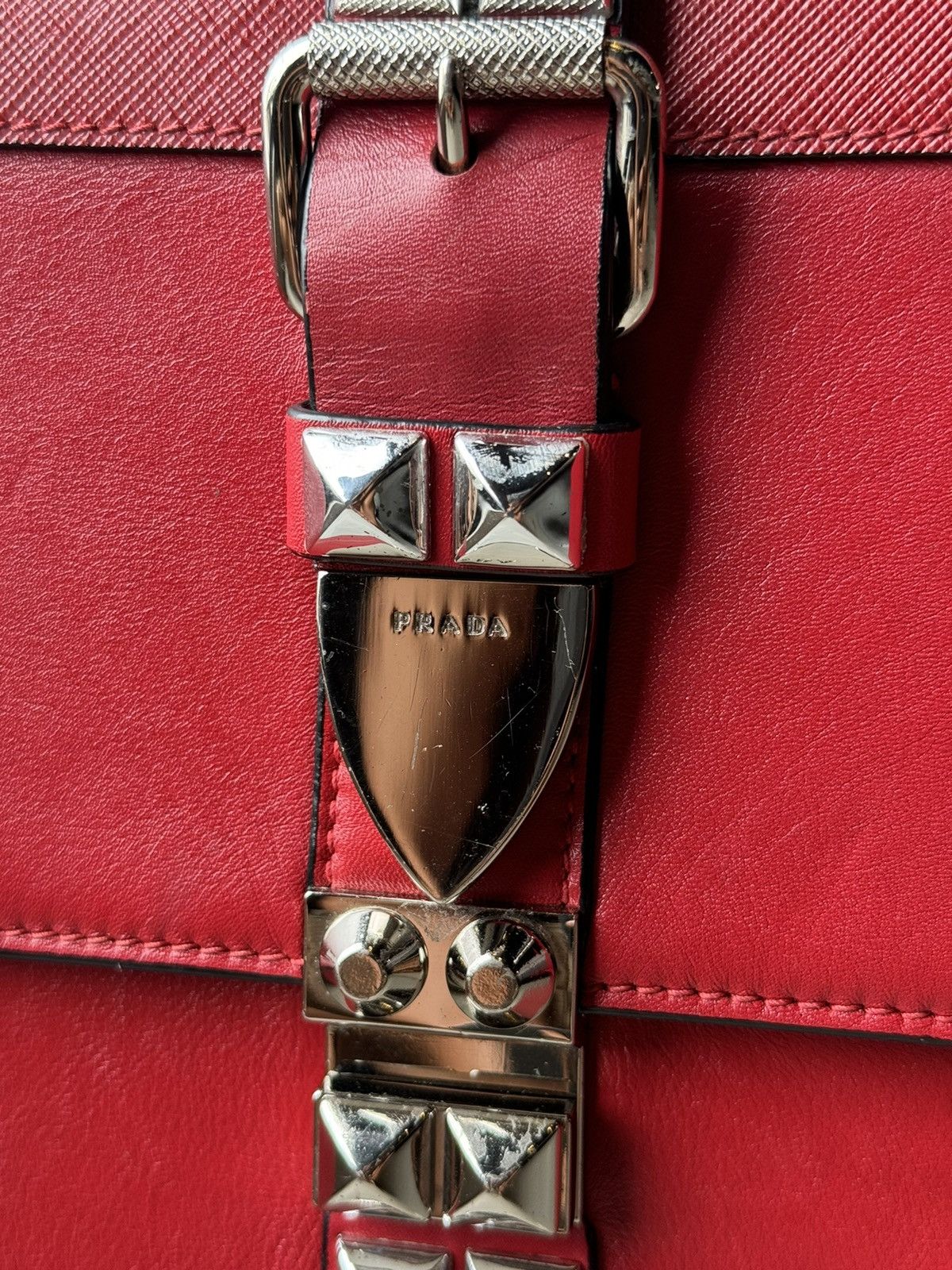 Prada PRADA City Calf & Saffiano Elektra Shoulder Size ONE SIZE - 6 Thumbnail