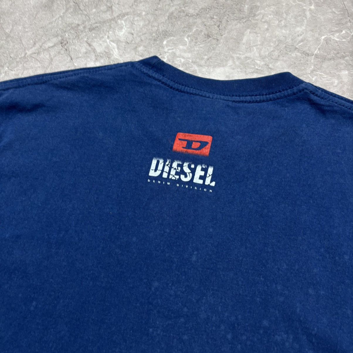 Diesel Y2K Vintage Diesel Big Logo T Shirt tee Size US XL / EU 56 / 4 - 8 Thumbnail