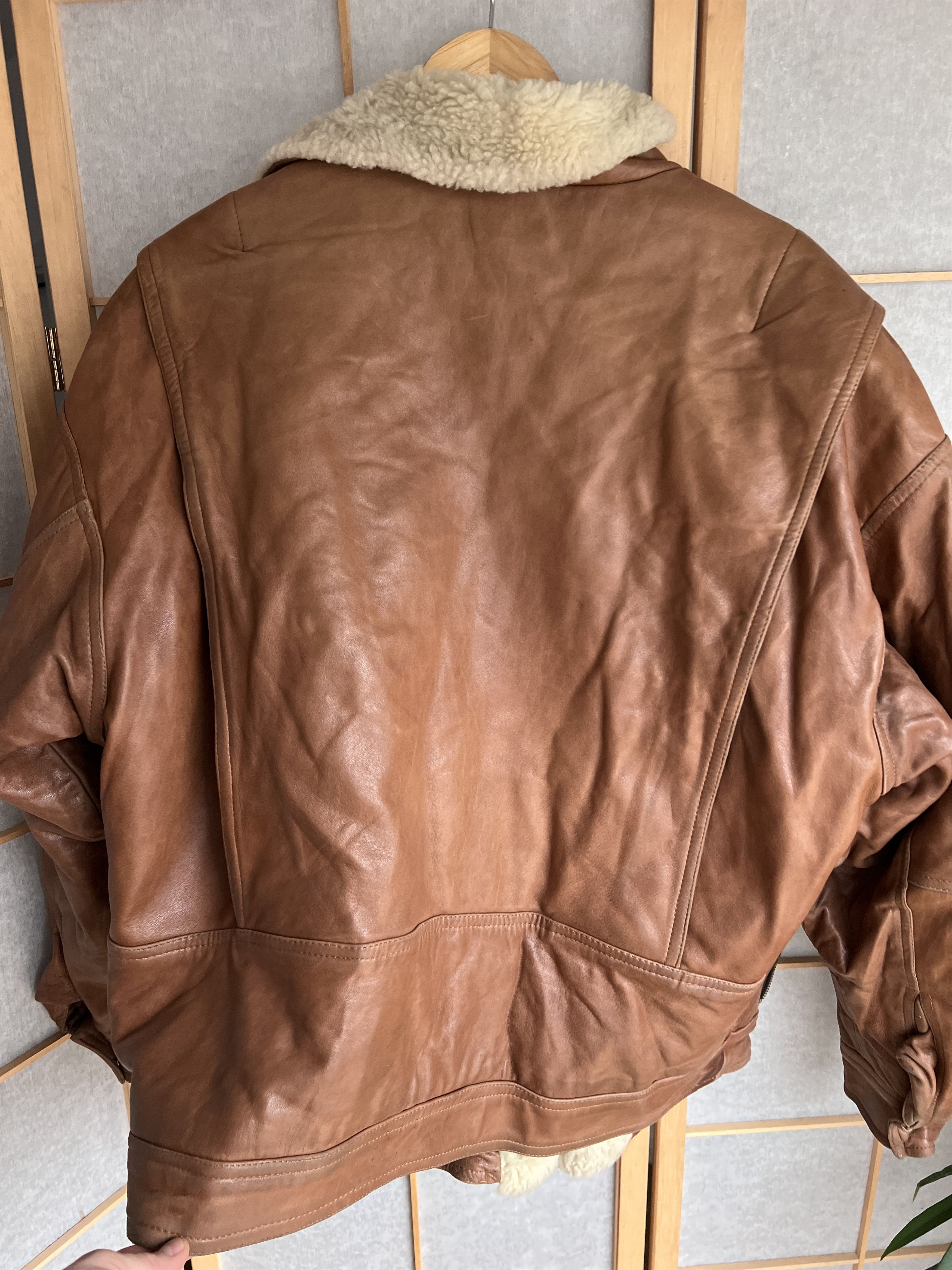 Le Grande Bleu (L.G.B.) Rick Owens Type VTG 00s Yohji Yamamoto Style Leather Jacket Size US XL / EU 56 / 4 - 22 Thumbnail