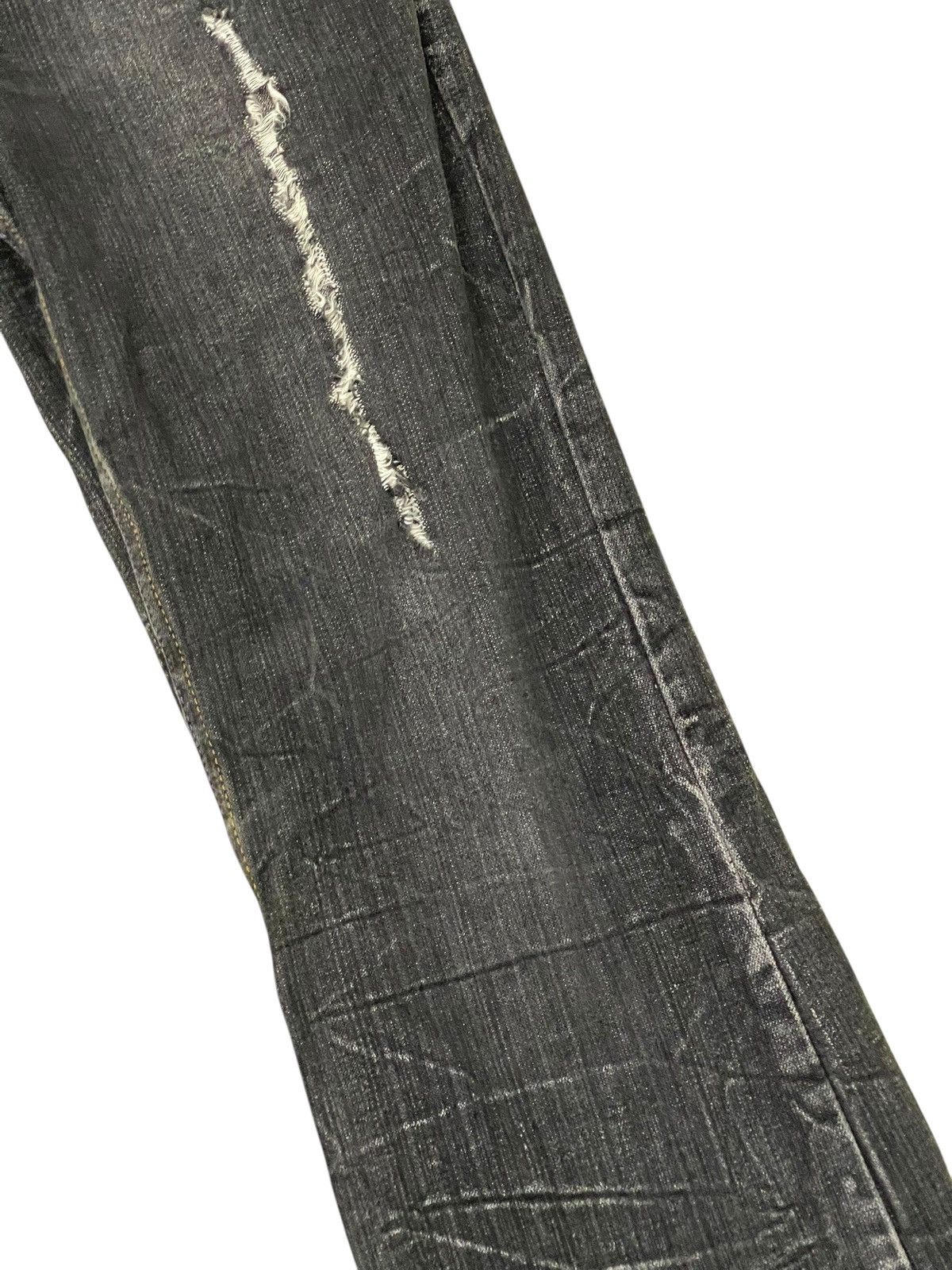 Japanese Brand Double Waist Flare Jeans Antful Distress Boot Cut 8🟦 Size US 31 - 7 Thumbnail