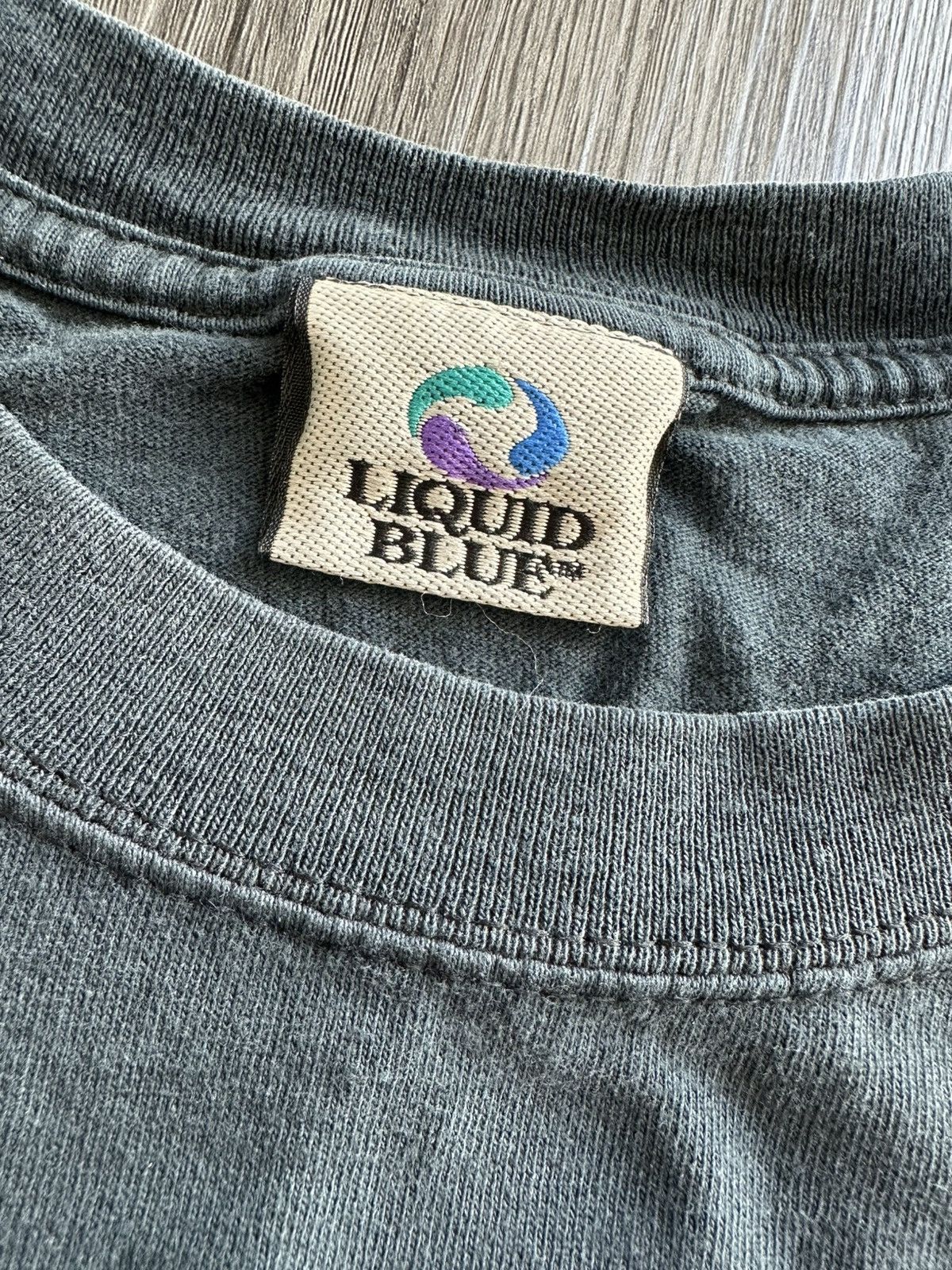 Liquid Blue Vintage y2k Liquid Blue Biker Tee Size US XL / EU 56 / 4 - 3 Thumbnail