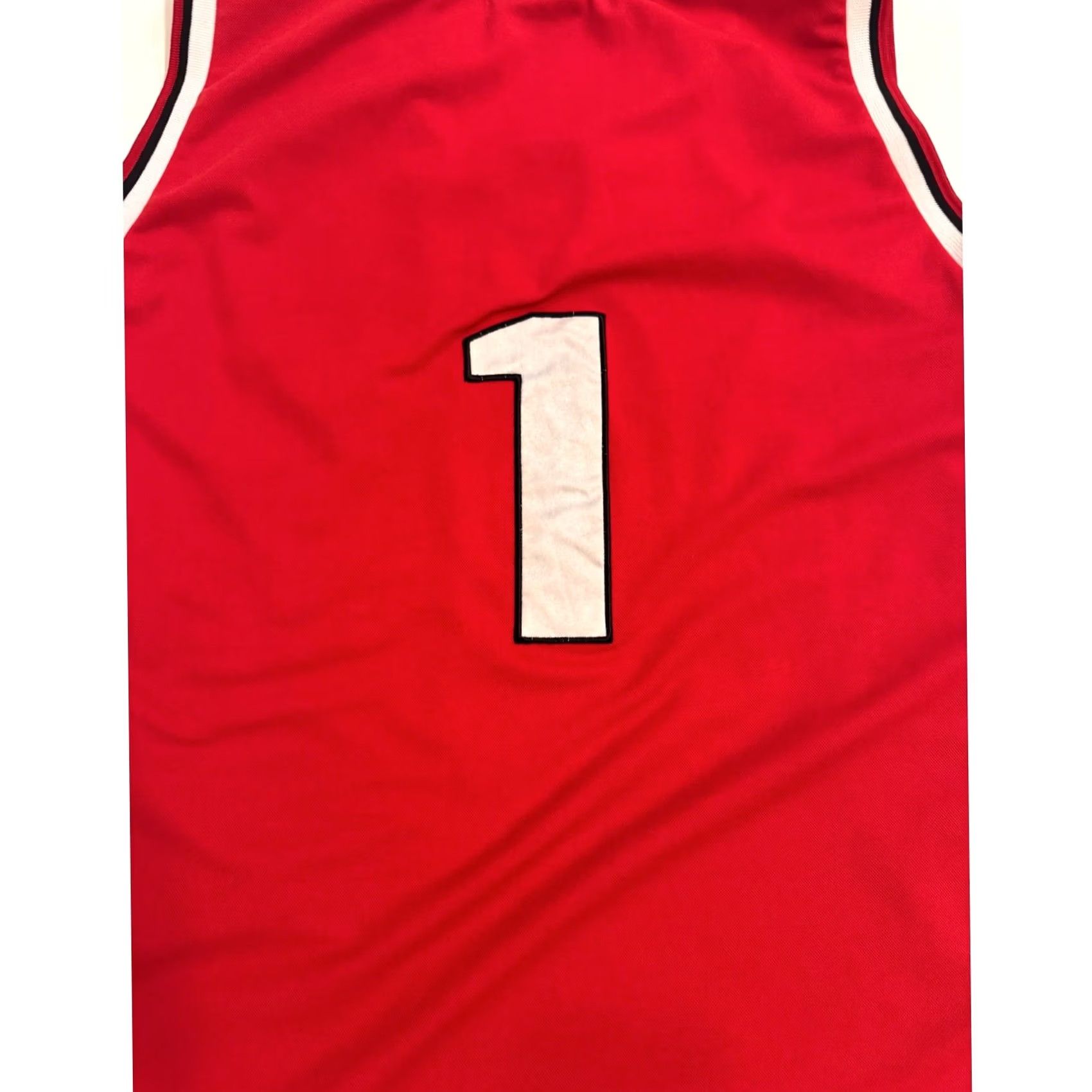 Vintage VINTAGE NC State Wolfpack Jersey Unisex Adults XL Red Colosseum #1 Size US XL / EU 56 / 4 - 6 Thumbnail