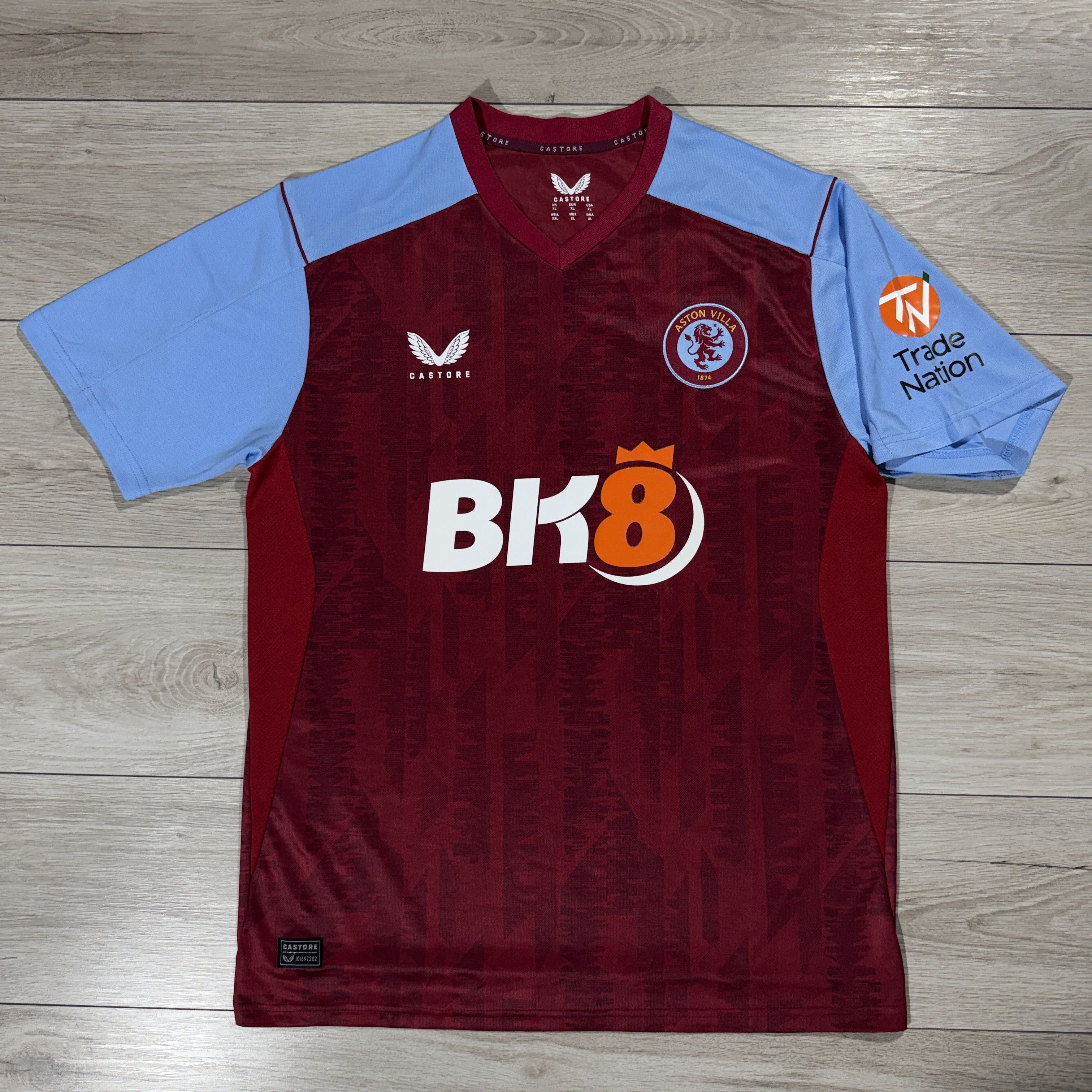 Castore Castore 2023-24 Aston Villa Home Football Jersey Size Fits L Size US L / EU 52-54 / 3 - 2 Thumbnail