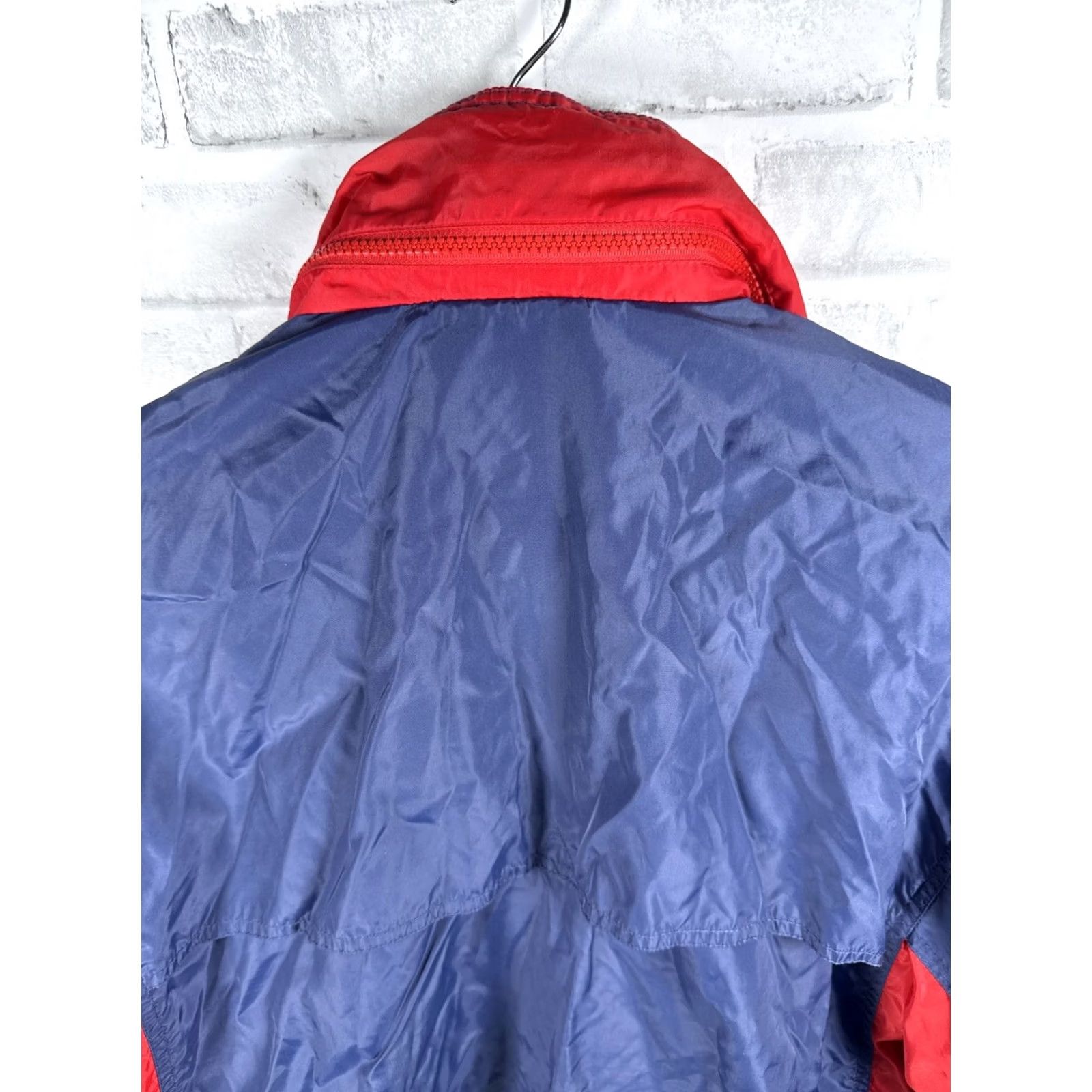 Nike VTG 1980’s Nike Hooded Windbreaker Track Jacket Full Zip Blue Tag Nylon Mens M Size US M / EU 48-50 / 2 - 7 Thumbnail