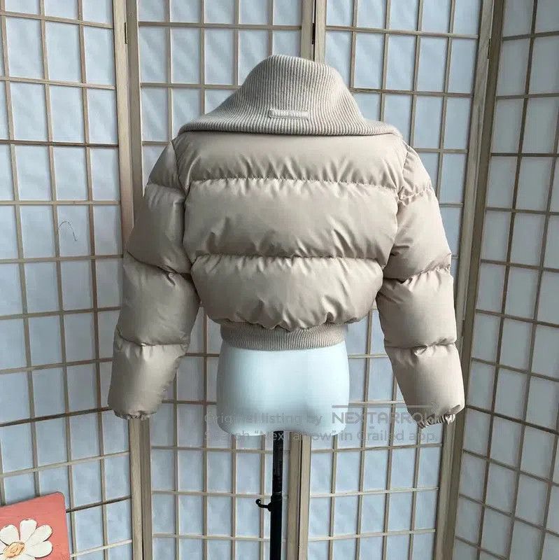 Miu Miu Miu Miu Khaki Women's Puffer Jacket . Size M / US 6-8 / IT 42-44 - 2 Thumbnail