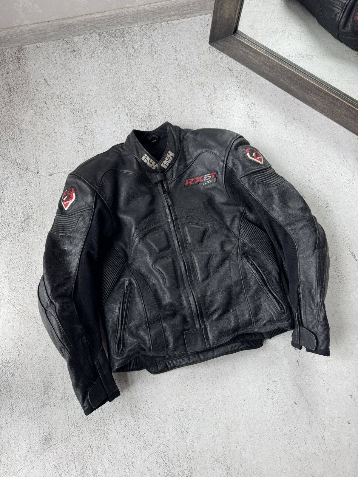 Leather IXS RX5T Vintage Motorcycles Racing Armour Leather Suit Size US M / EU 48-50 / 2 - 8 Thumbnail