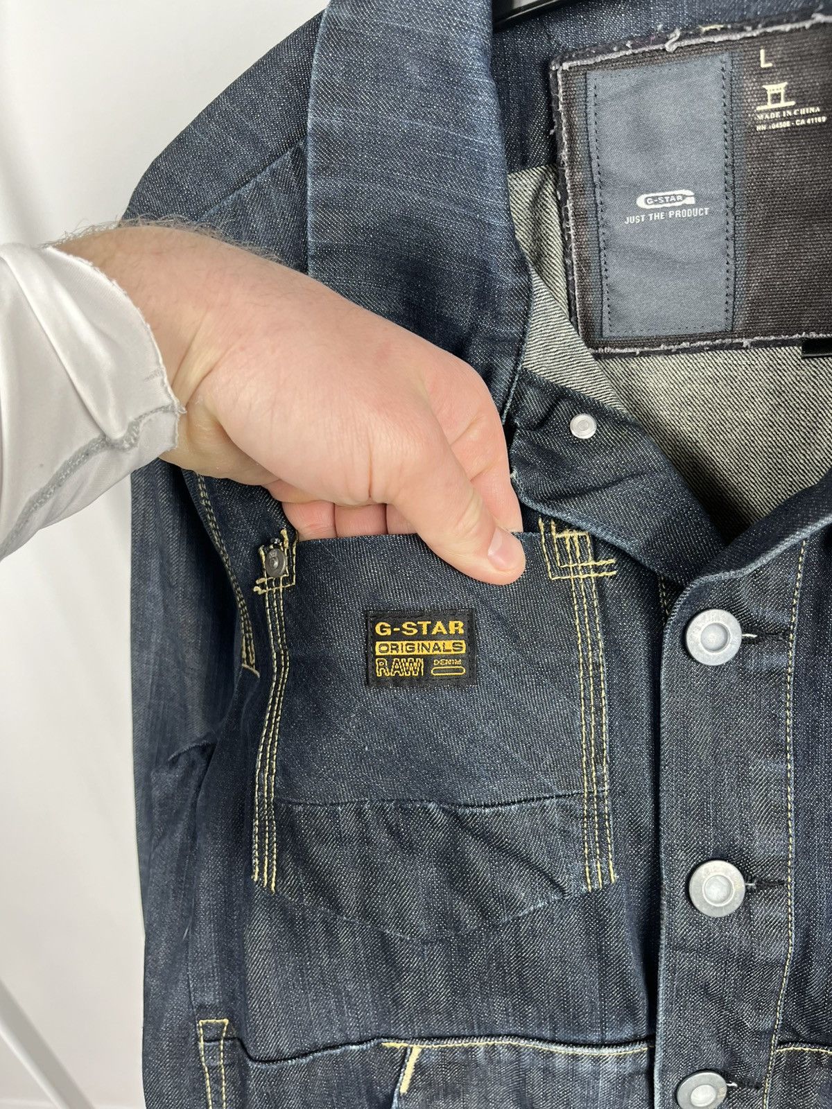 G-Star G Star Raw Denim Multi Pocket Jacket Size L Workwear Size US L / EU 52-54 / 3 - 10 Thumbnail