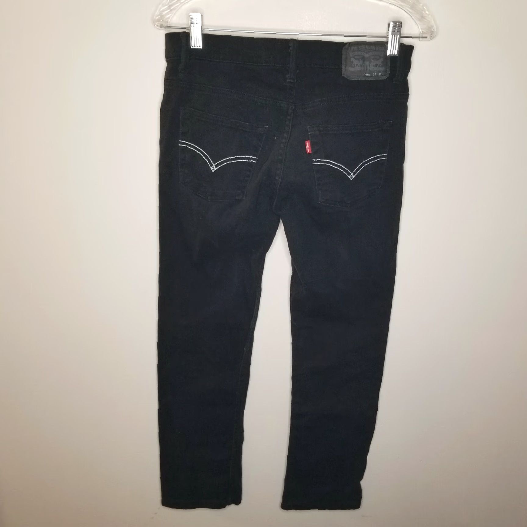 Levi's VINTAGE? No. Actually Levi's 511 Women Slim Straight Jeans - Black - Size 14 Regular - 27x27 - Womens - Levi's 511 Size 27" / US 4 / IT 40 - 5 Thumbnail