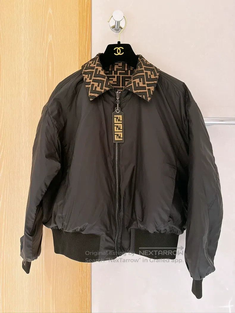 Fendi Fendi Double-Sided FF Full Logo Short Jacket 40 Size Monog Size XS / US 0-2 / IT 36-38 - 3 Thumbnail