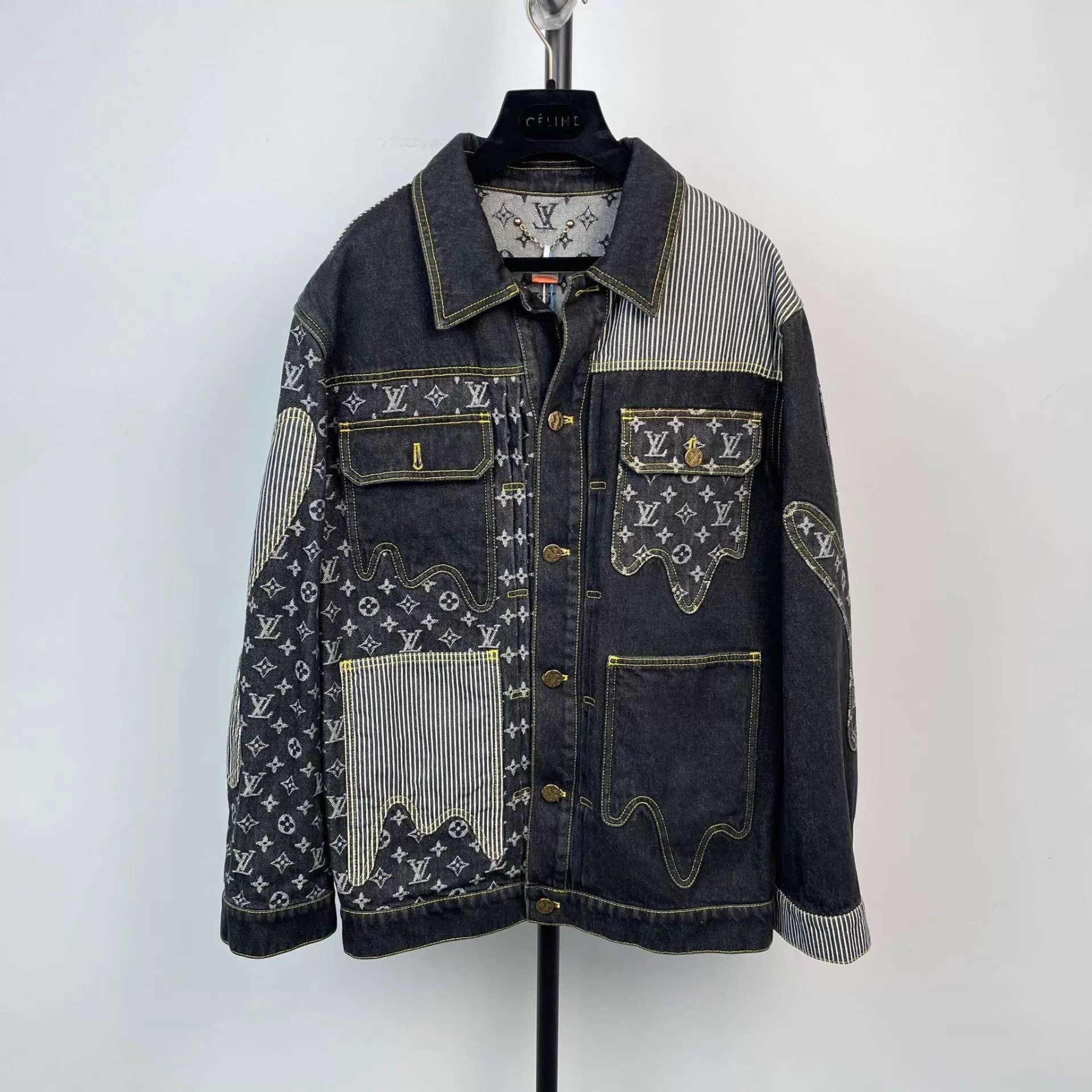Louis Vuitton LV 97 New Denim All Over Logo Jacket Size US S / EU 44-46 / 1 - 1 Thumbnail