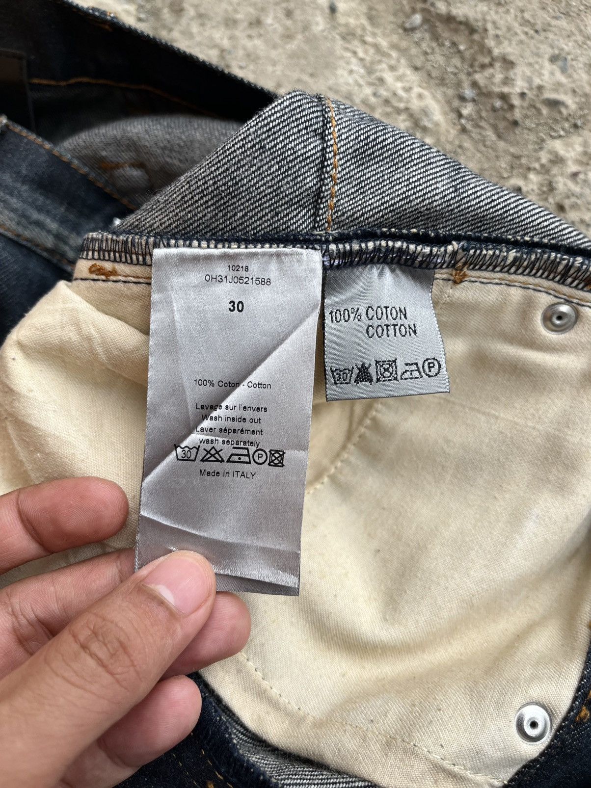 Dior SS2010 DIOR HOMME JAKE DENIM Size US 31 - 8 Thumbnail