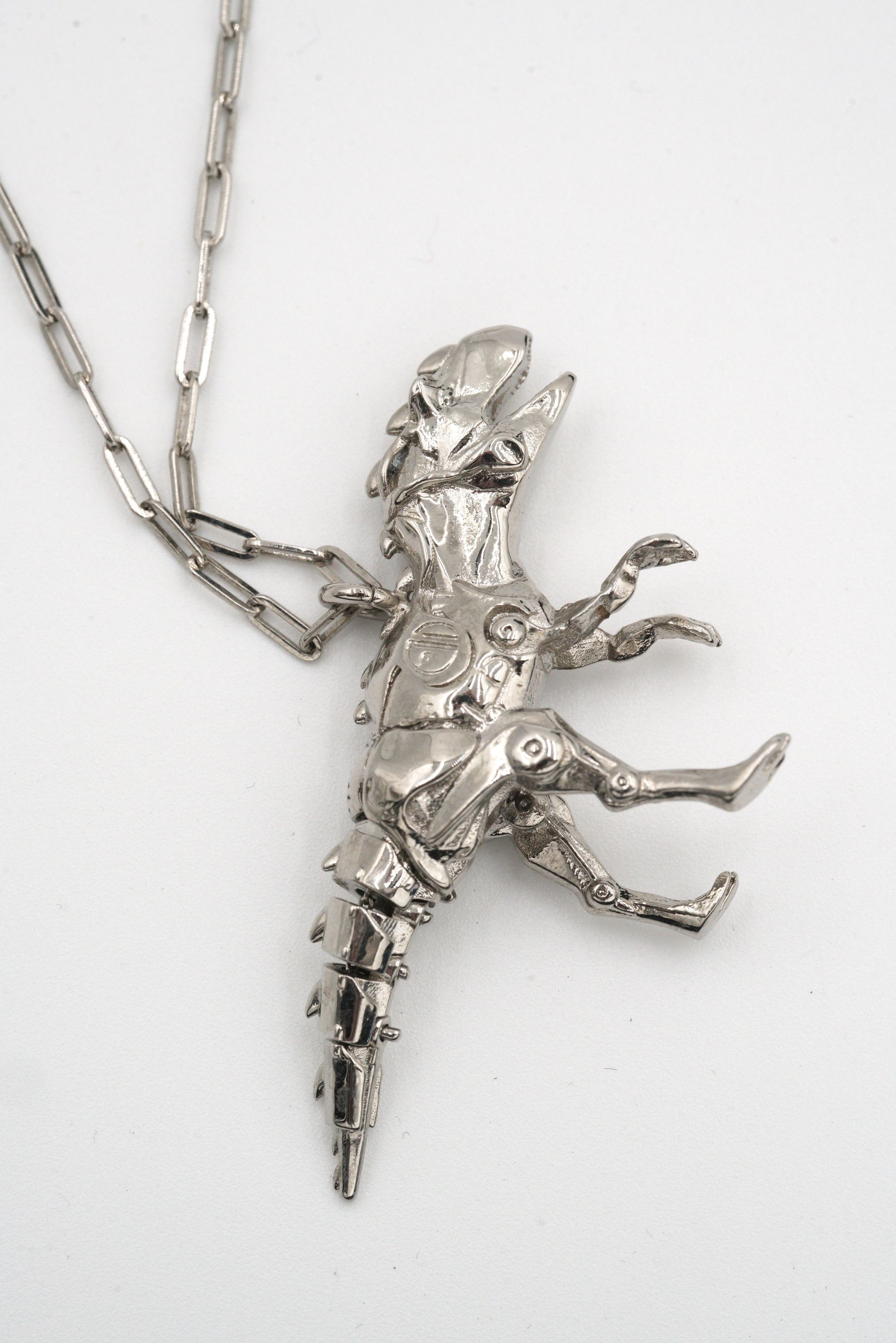 Dior Dior Homme x Sorayama AW2019 Dinosaur Necklace Size ONE SIZE - 4 Thumbnail