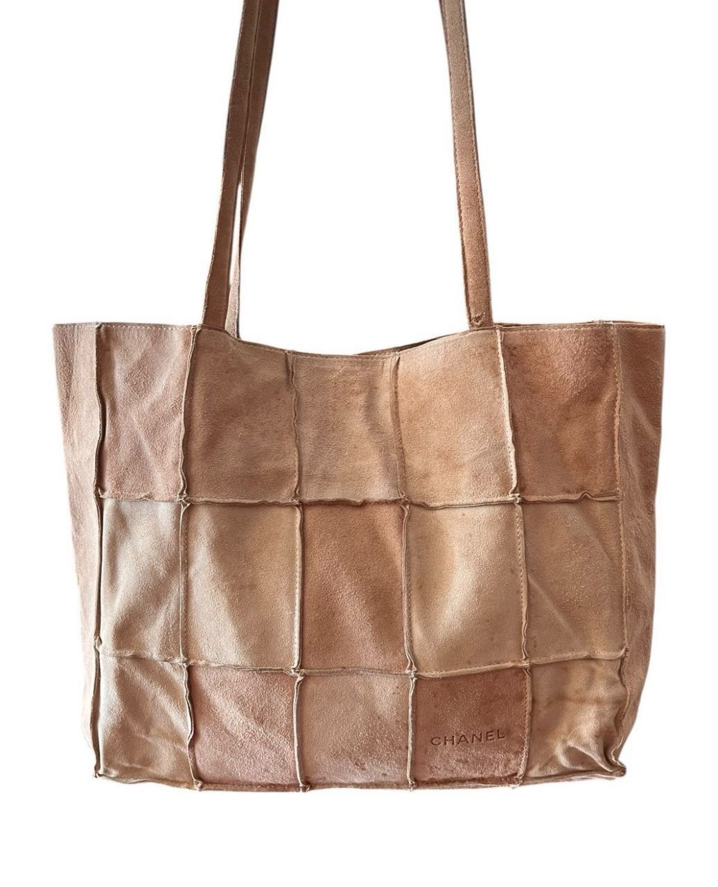 Chanel Vintage Chanel Suede Leather Tote Bag Size ONE SIZE - 5 Thumbnail