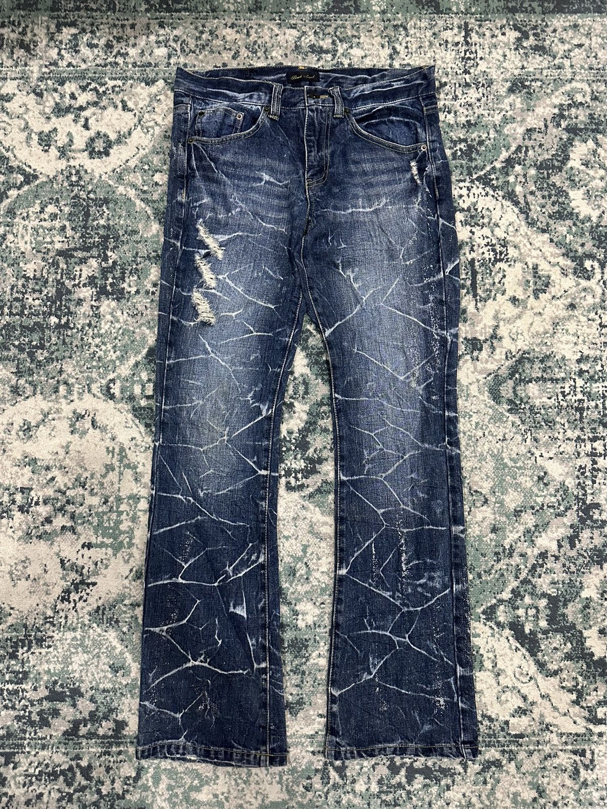 14th Addiction Japanese Beach Sound Denim Pants Bootcut Seditionaries Punk Size US 32 / EU 48 - 3 Thumbnail