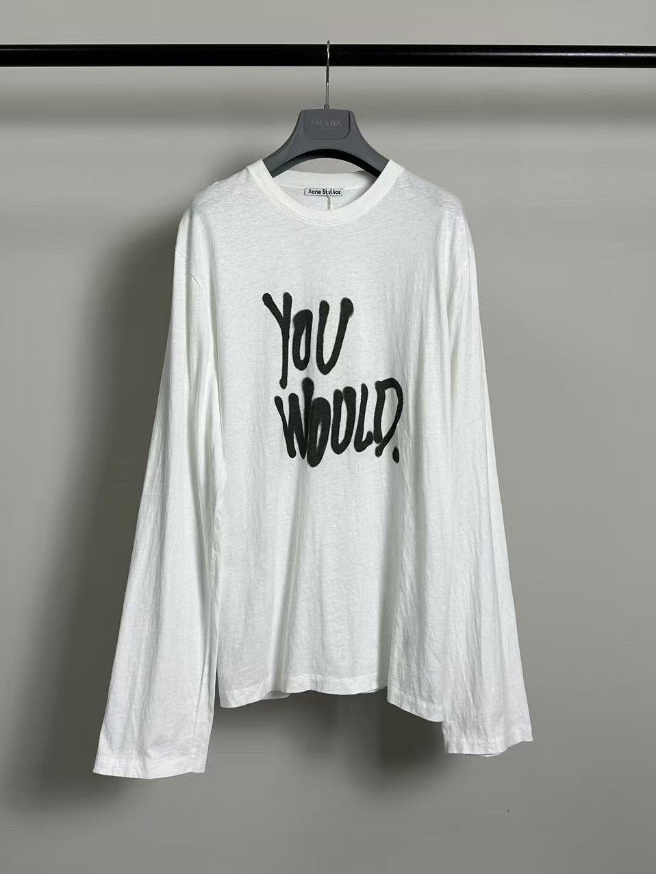 Acne Studios Acne Studios You Would Long Sleeve T-Shirt Size S Size US S / EU 44-46 / 1 - 1 Thumbnail