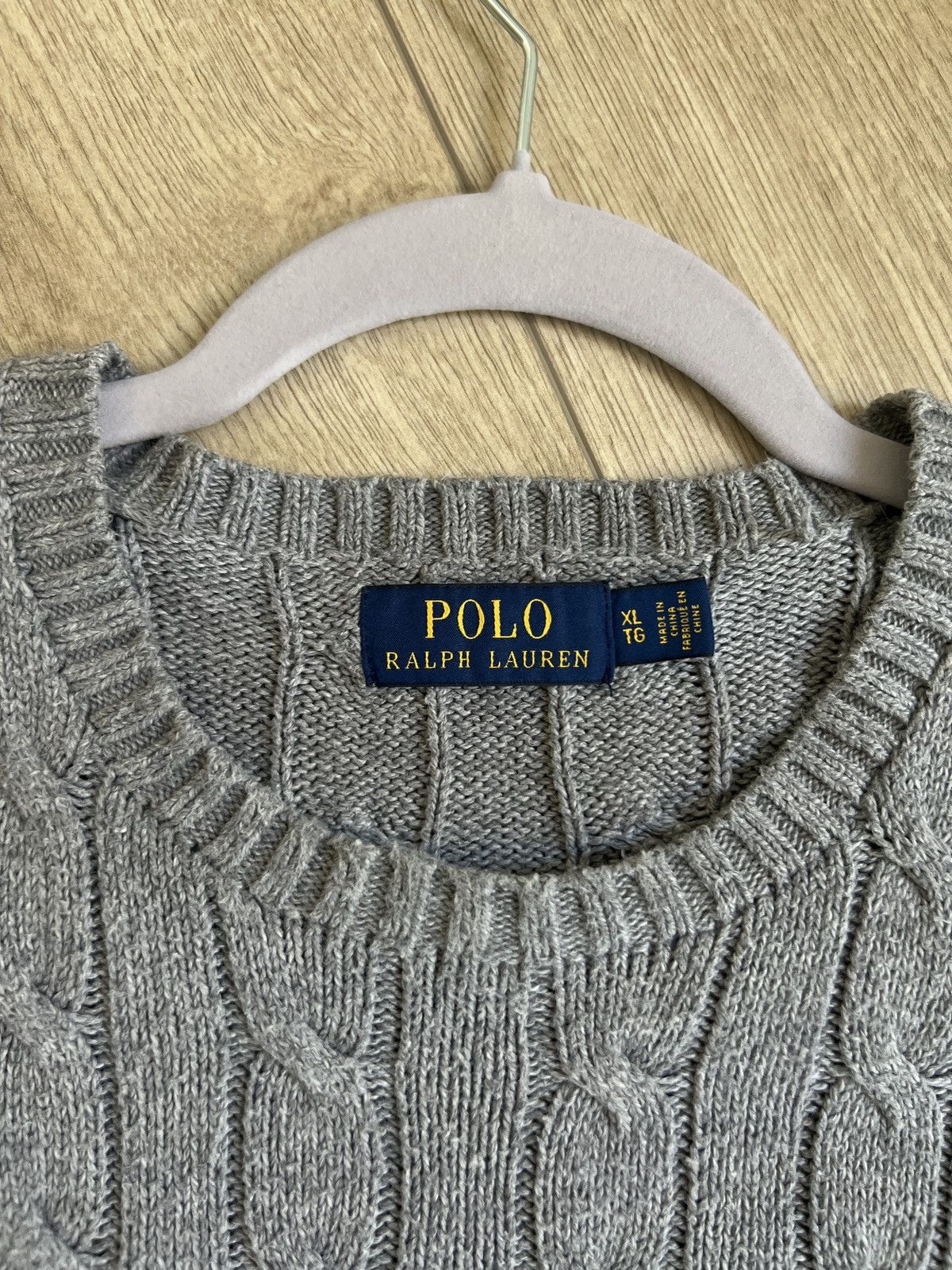 Ralph Lauren Ralph Lauren Polo sweater knitting knit grey Size US XL / EU 56 / 4 - 3 Thumbnail
