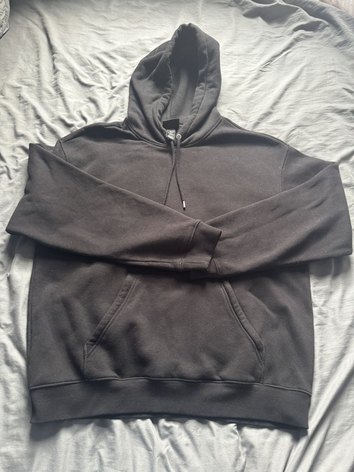 H&M H&M Loose Fit Black Pullover Hoodie Size US M / EU 48-50 / 2 - 4 Thumbnail