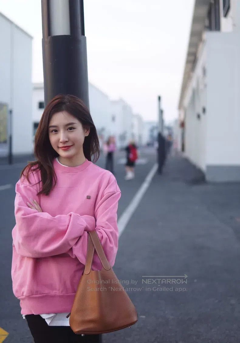 Acne Studios Acne Studios Pink Sweatshirt, Small Logo on Chest, Loose F Size XXS / US 00 / IT 34 - 9 Thumbnail