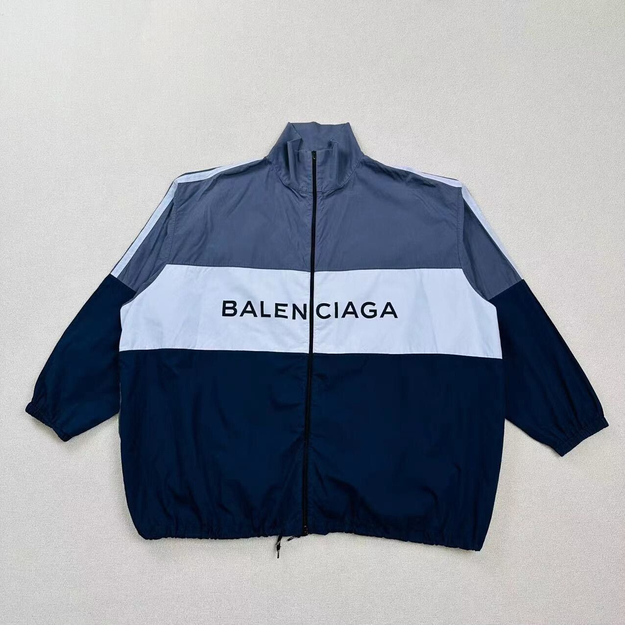 Balenciaga balenciaga color-block logo zip-up jacket Size US M / EU 48-50 / 2 - 1 Thumbnail