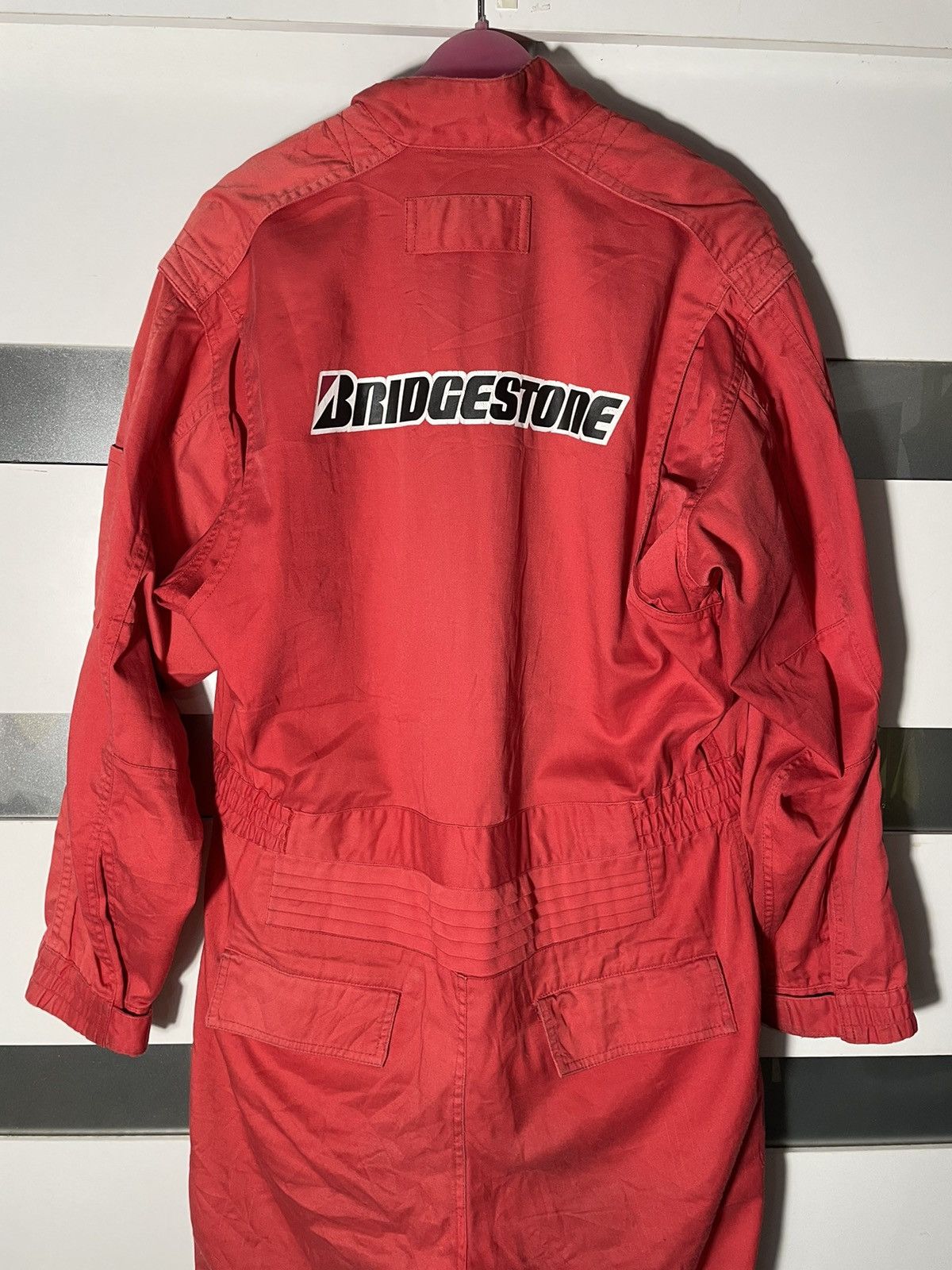Sports Specialties Vtg Bridgestone Motorsport Coverall overall jumpsuit racing Size US 32 / EU 48 - 4 Thumbnail