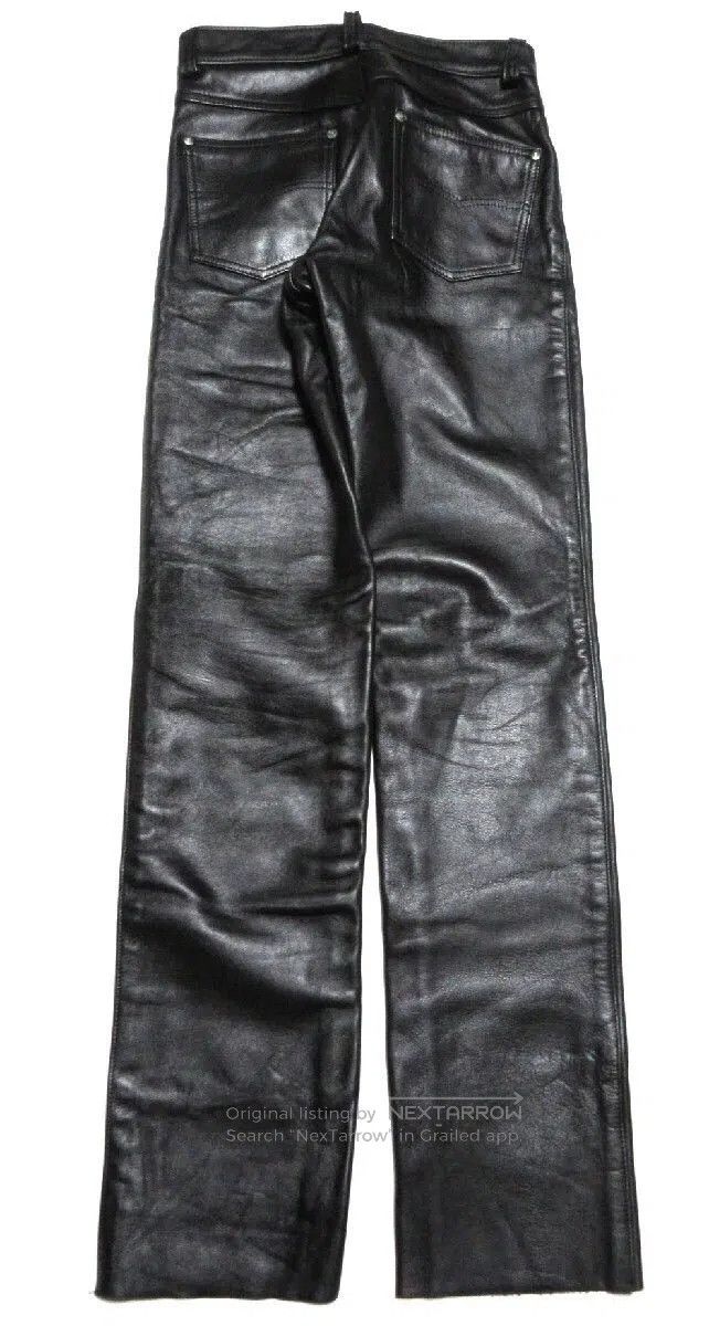 Schott Schott Leather pants, heavy cowhide Size US 28 / EU 44 - 2 Thumbnail