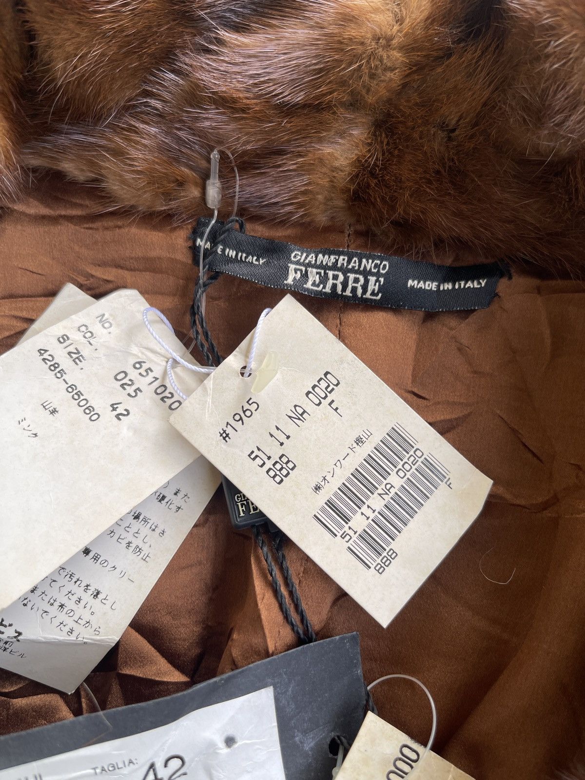 Gianfranco Ferre Luxury Curly Fur 100% Pelle Leather Size M / US 6-8 / IT 42-44 - 18 Thumbnail
