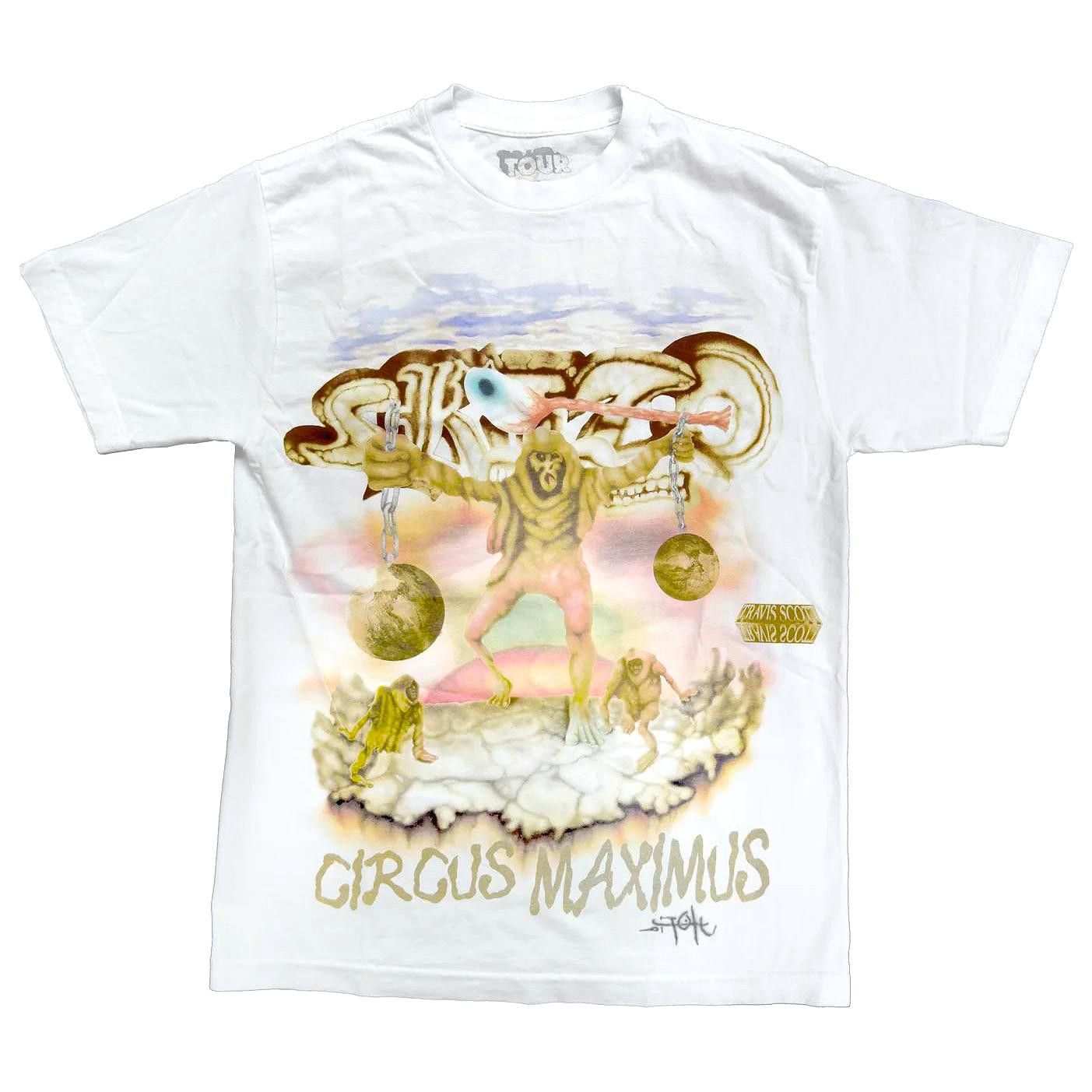 Travis Scott Utopia Circus Maximus Tour Skitzo Tee Short Sleeve T 