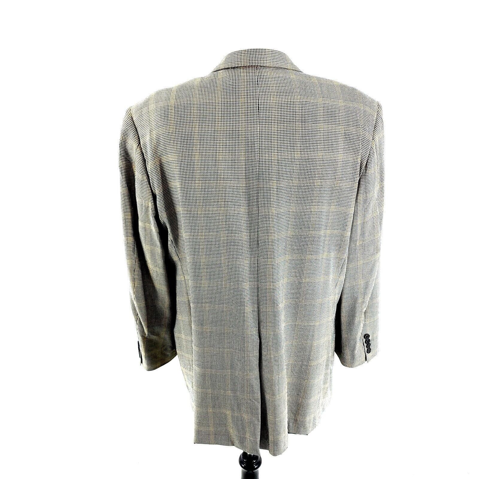 Hickey Freeman Hickey Freeman Silk Worsted Wool 2 Button Sport Coat 42L Blu Size 42L - 5 Thumbnail