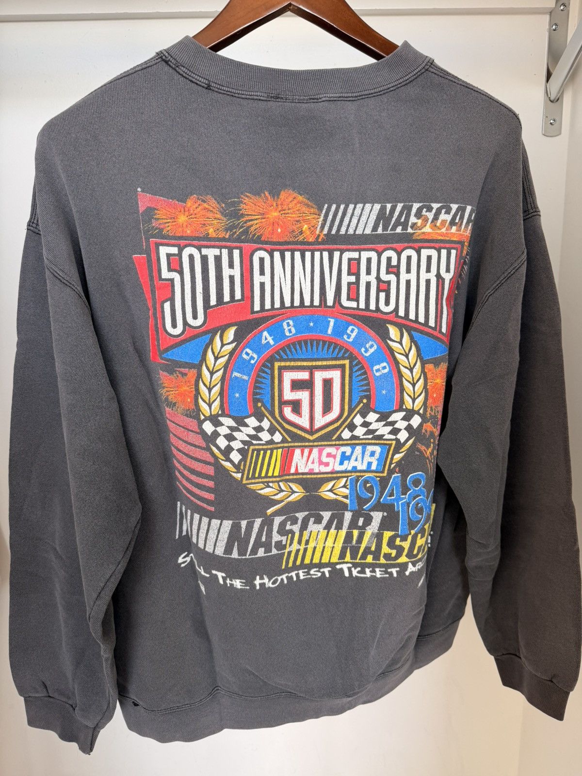 Other Vintage Nascar 50th Anniversary Sweatshirt, 1998 Size US L / EU 52-54 / 3 - 2 Thumbnail