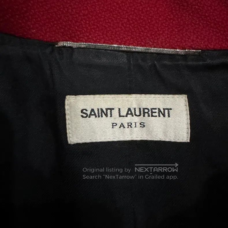Saint Laurent Paris Saint Laurent Paris Red Leopard Print Jacket Size US S / EU 44-46 / 1 - 5 Thumbnail