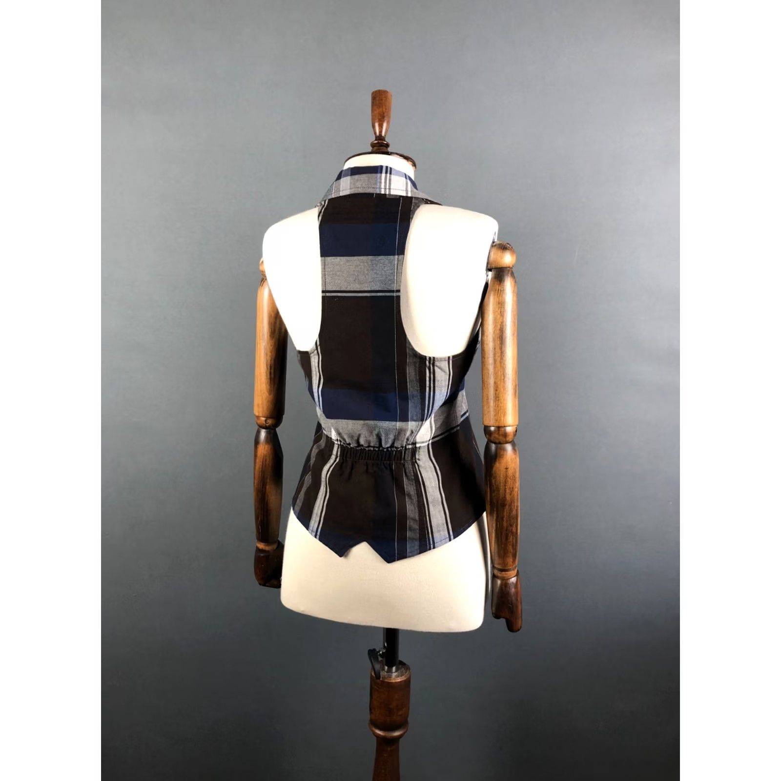 Diesel Diesel Gilet Vest Multicolor Check Shirt Womens M Short Sleeve Sleeveless Size M / US 6-8 / IT 42-44 - 3 Thumbnail