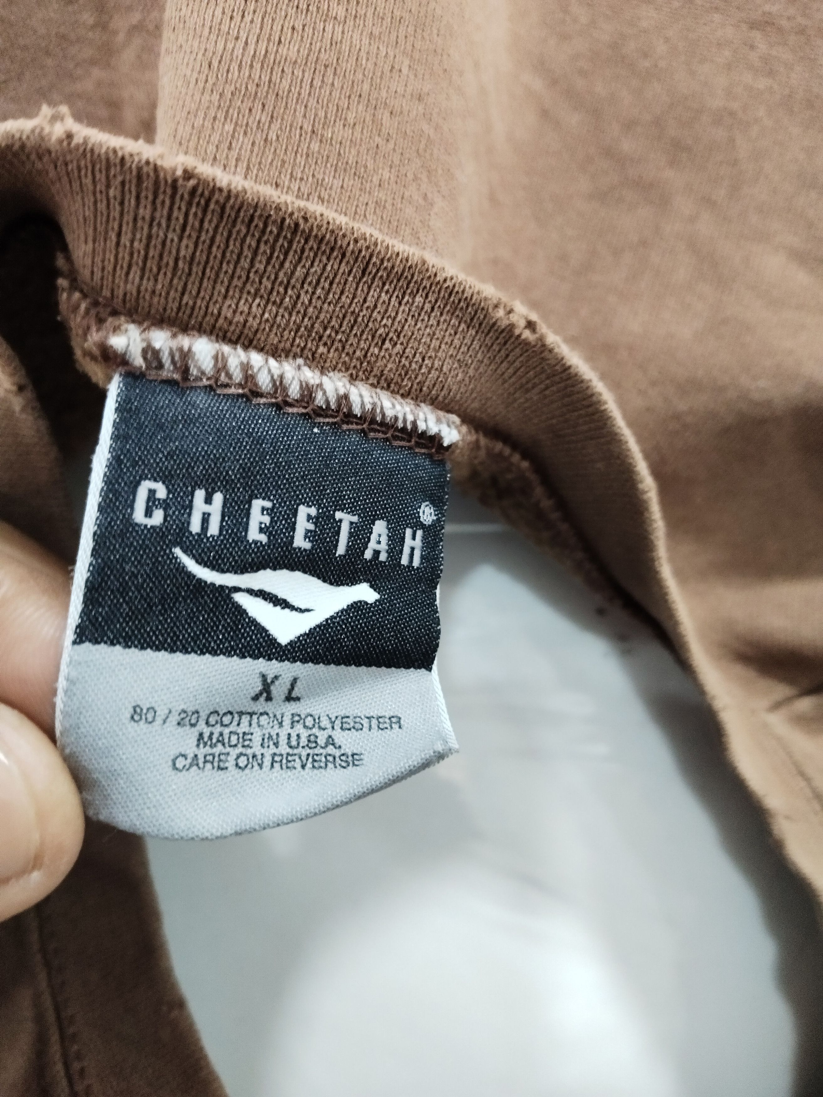 Fashion Victim × Vintage Vintage Cheetah Plain Sweatshirt Size US XL / EU 56 / 4 - 6 Thumbnail