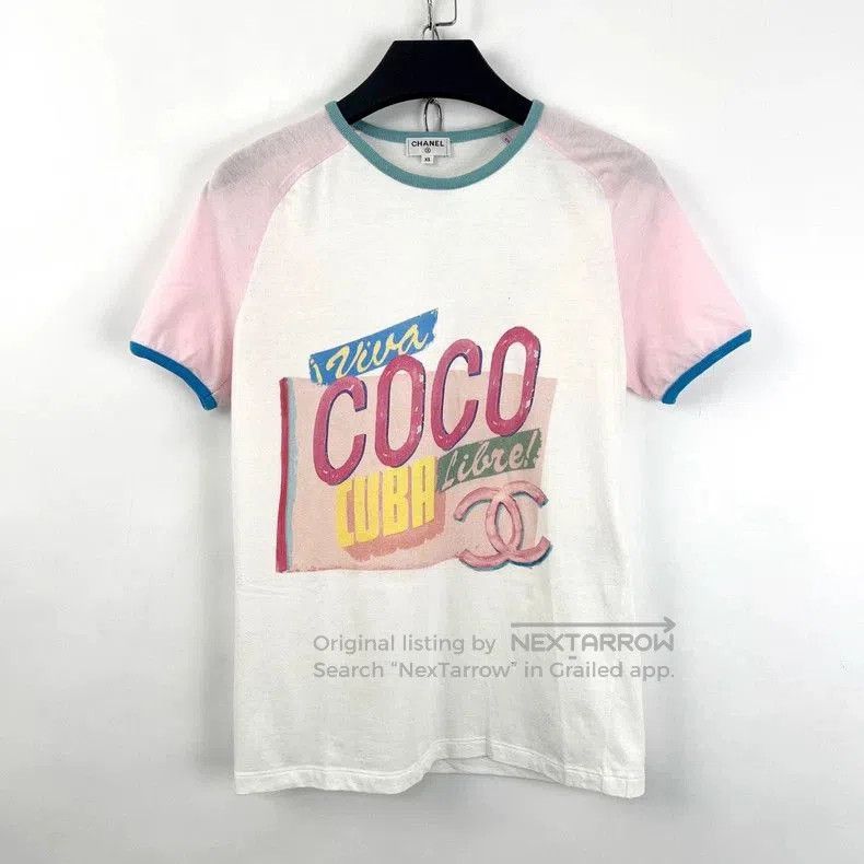 Chanel Chanel Cuba Coco CC Logo Short Sleeve. Size US XS / EU 42 / 0 - 1 Thumbnail
