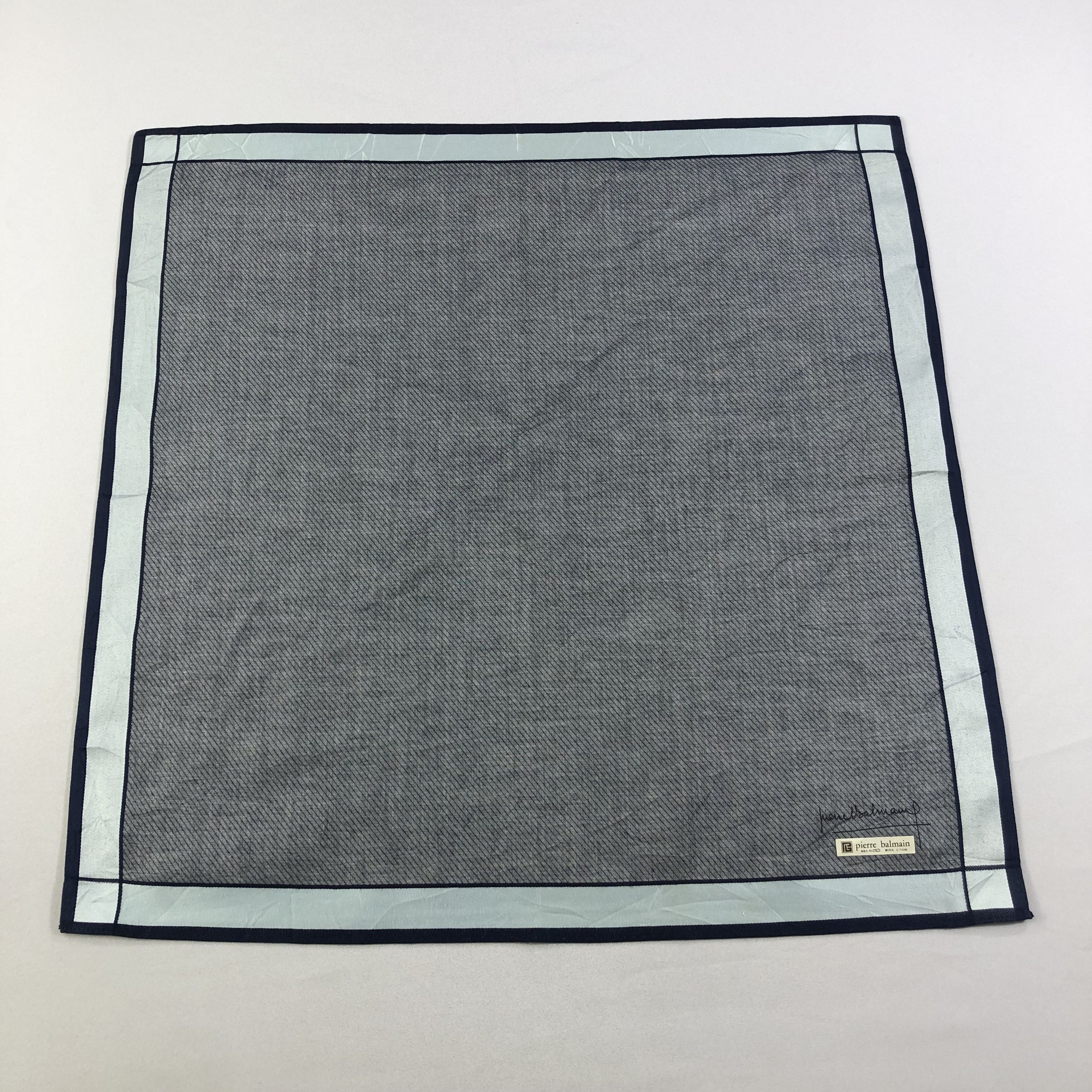 Pierre Balmain × Vintage Pierre Balmain Handkerchief Neckerchief Bandana H1711 Size ONE SIZE - 2 Thumbnail