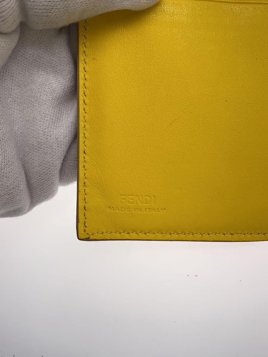 Fendi Fendi Visorway Leather Bi-Fold Wallet Camel Size ONE SIZE - 3 Thumbnail