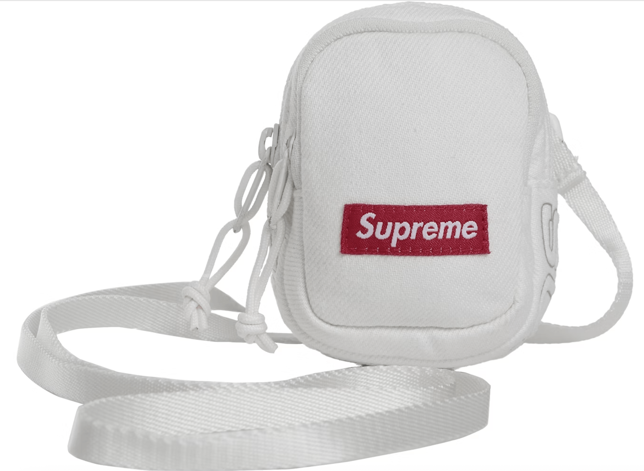 Supreme Supreme FW25 Mini Denim Utility Bag White Size ONE SIZE - 1 Preview