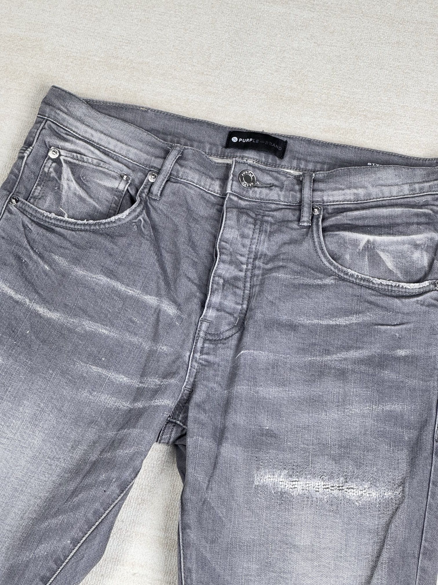 Purple Brand destressed jean Size US 32 / EU 48 - 2 Thumbnail